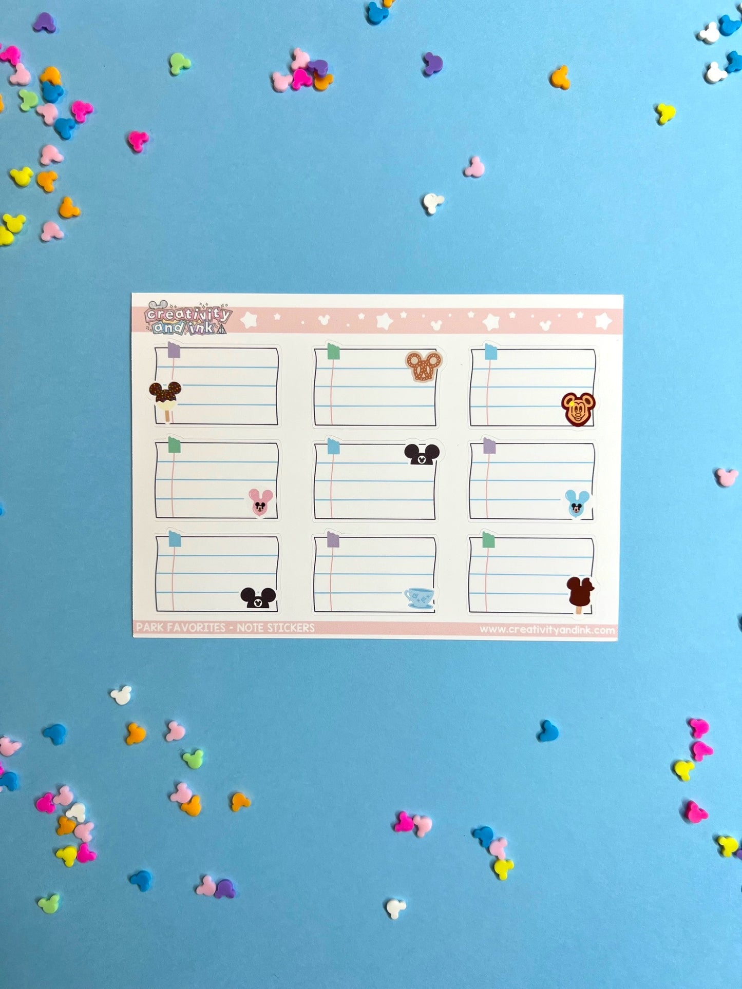 Park Favorites / Note Stickers