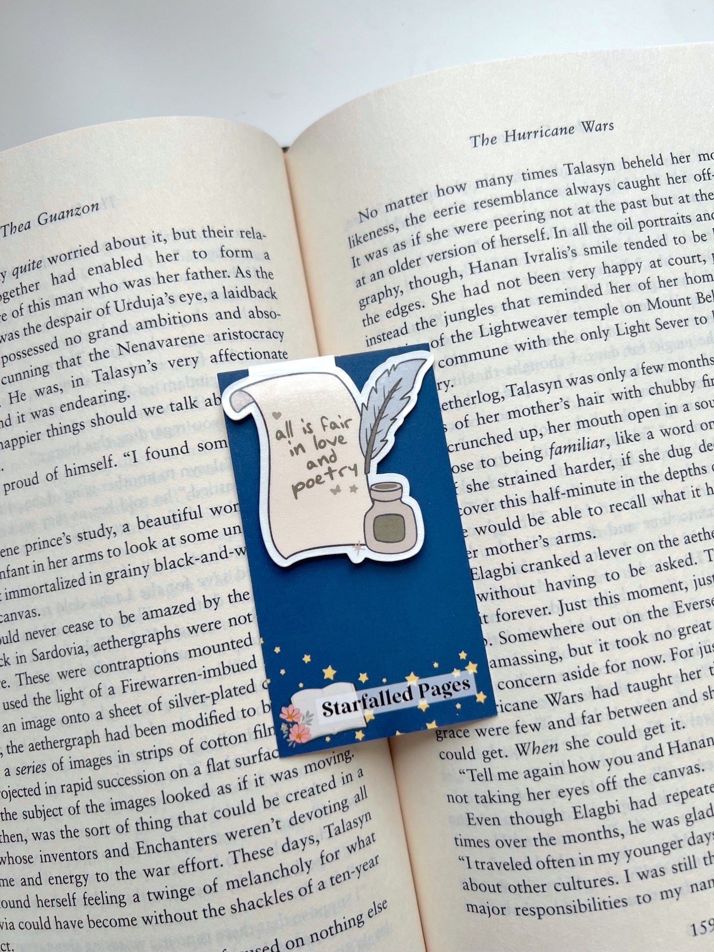 Love & Poetry / Magnetic Bookmark