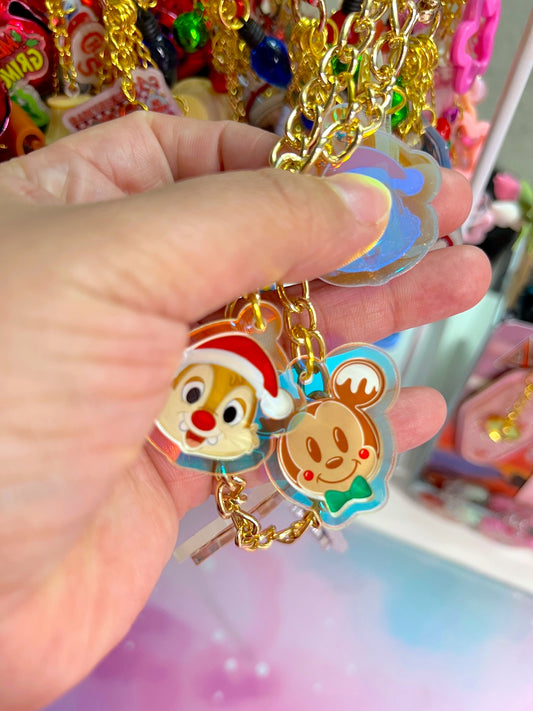 Magical XMAS Icons Large Acrylic Bag Chain (CM EXCLUSIVE COLOR)