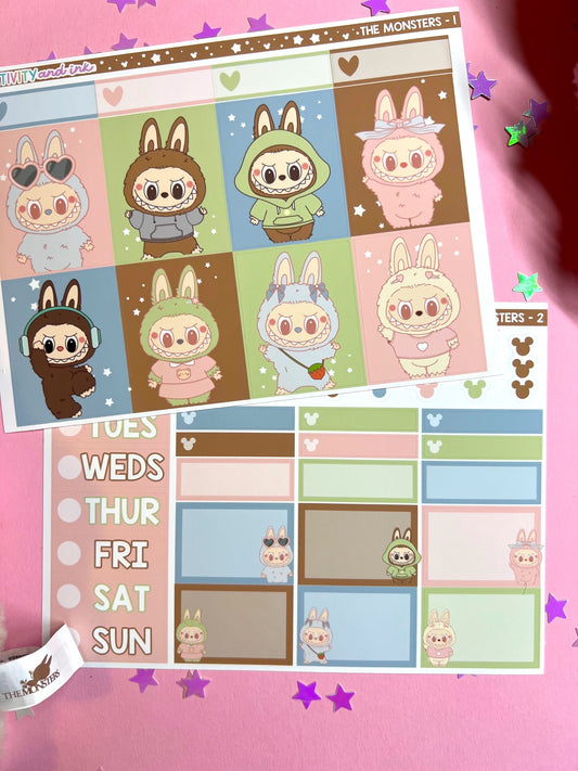 The Monsters / Full Sticker Kit
