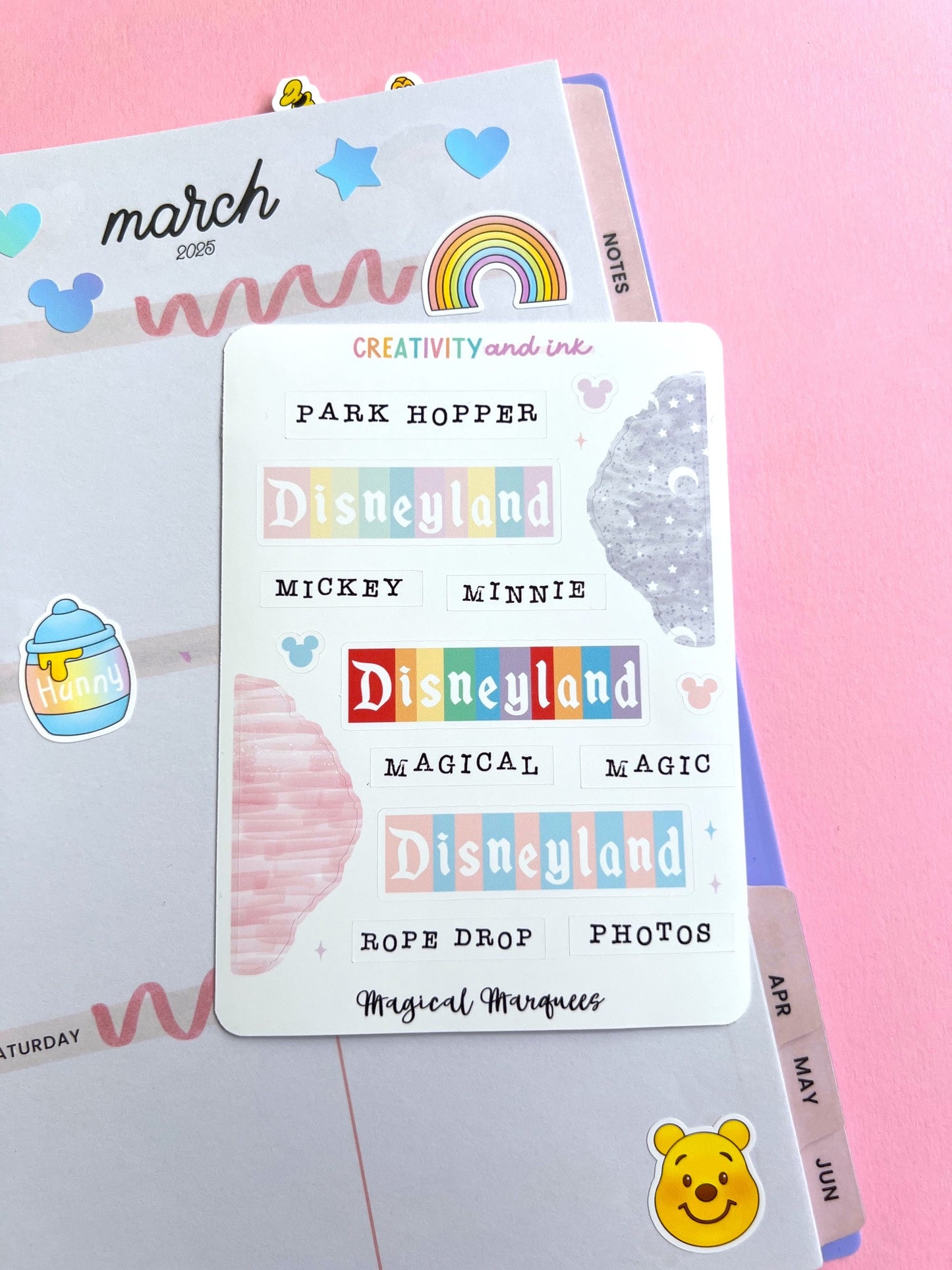 Magical Marquee Sticker Sampler