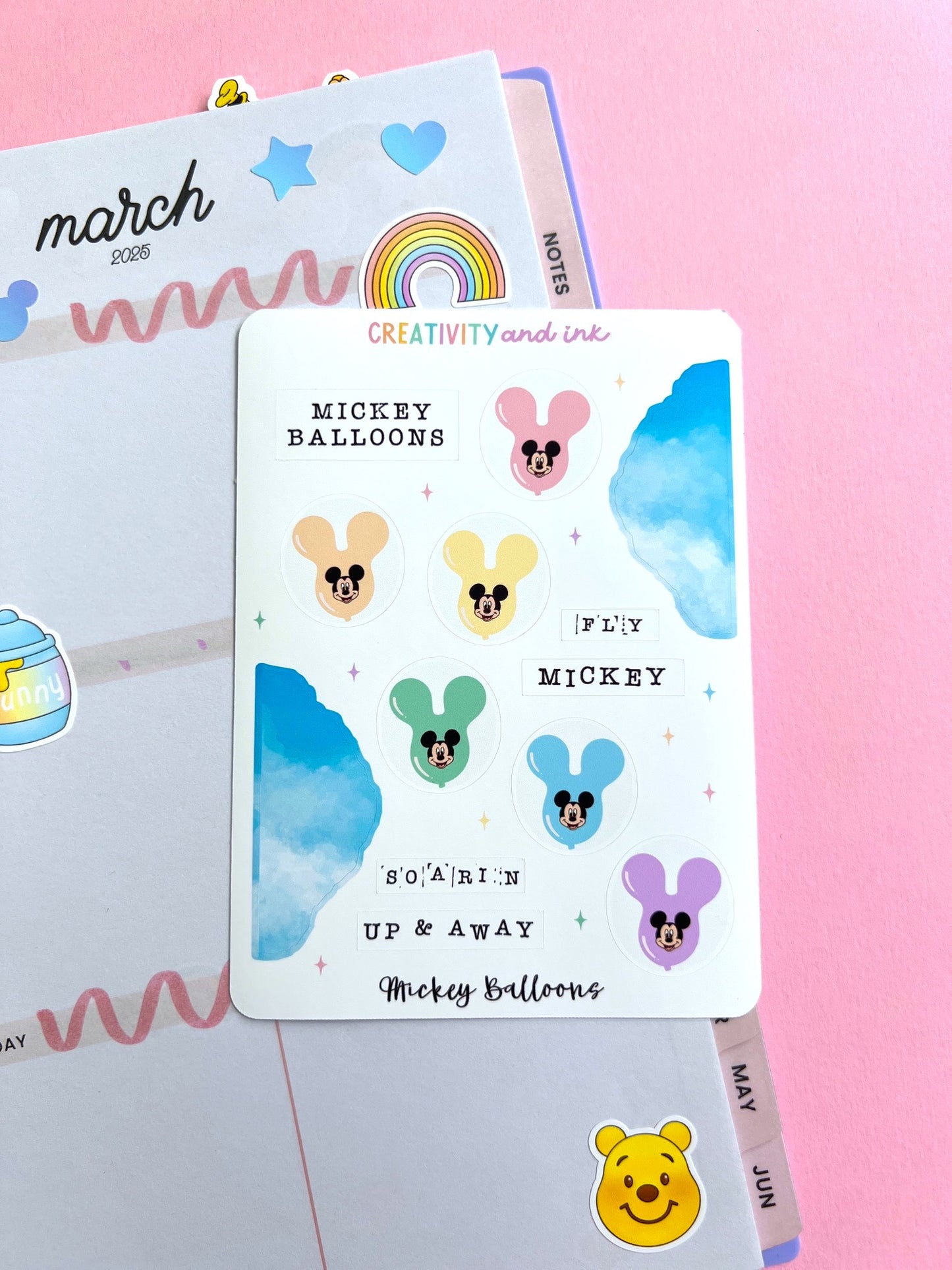 Magical Balloons Sticker Sampler