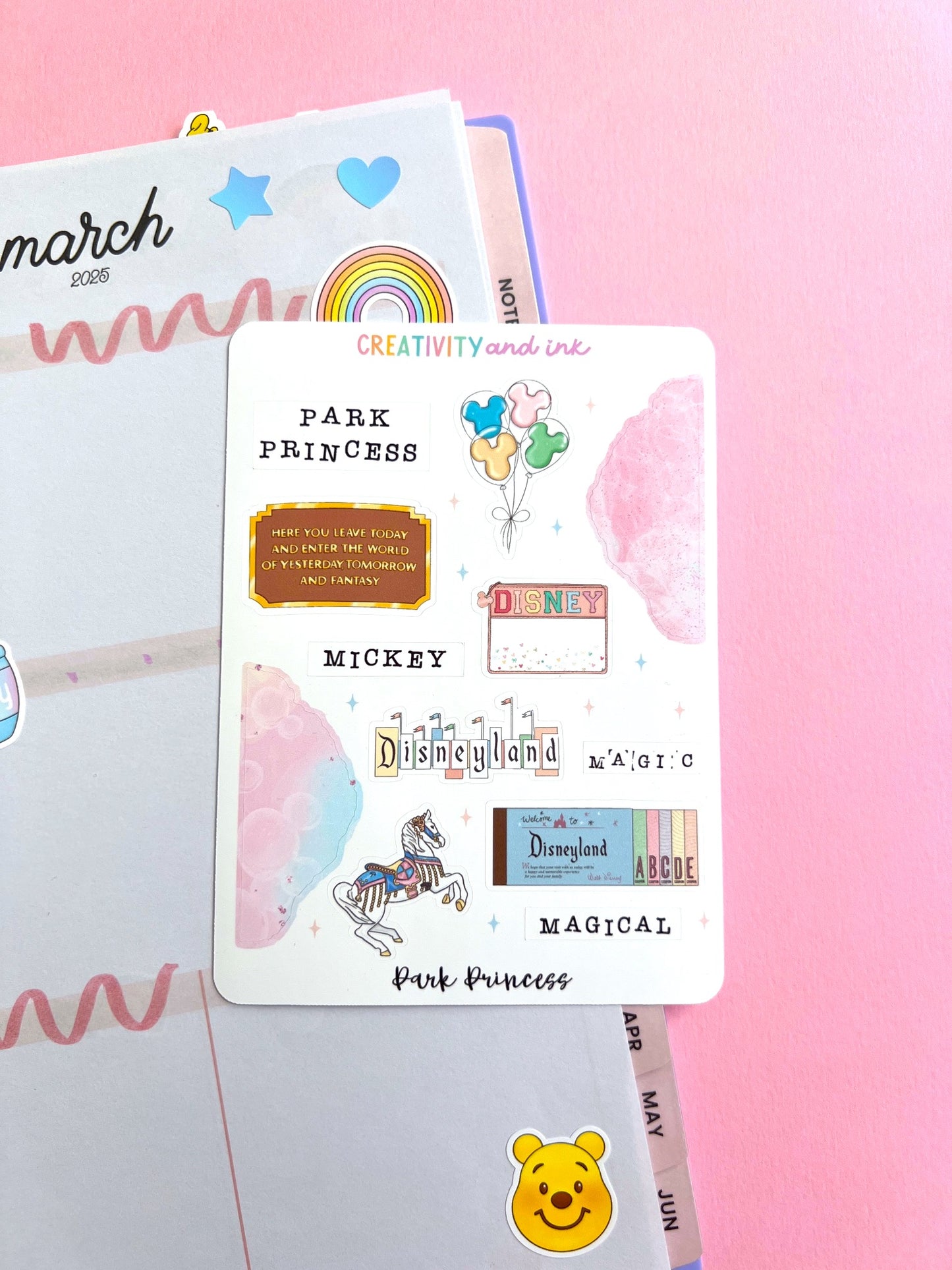 Park Princess Sticker Sampler