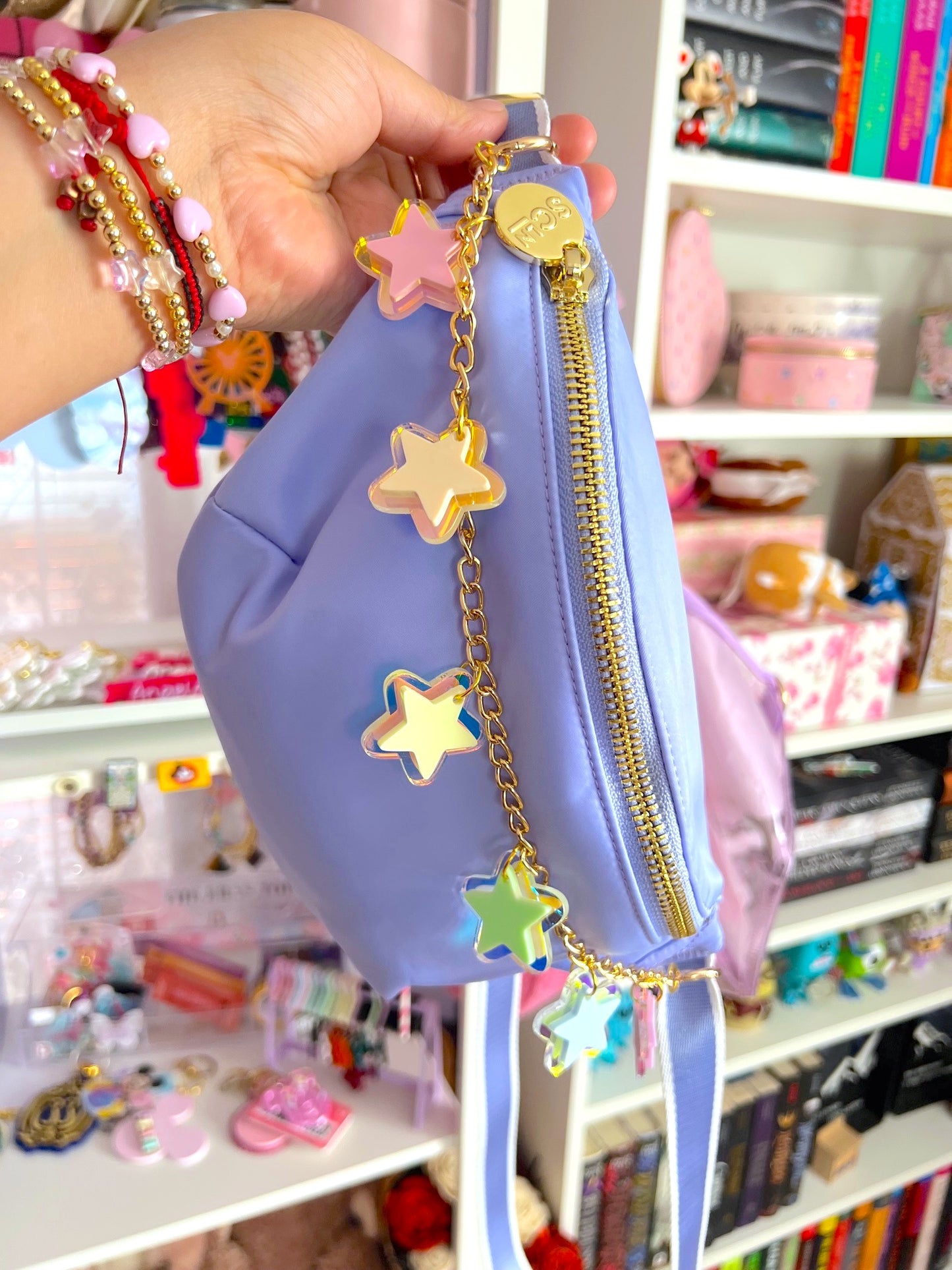 Star Large Acrylic Bag Chain