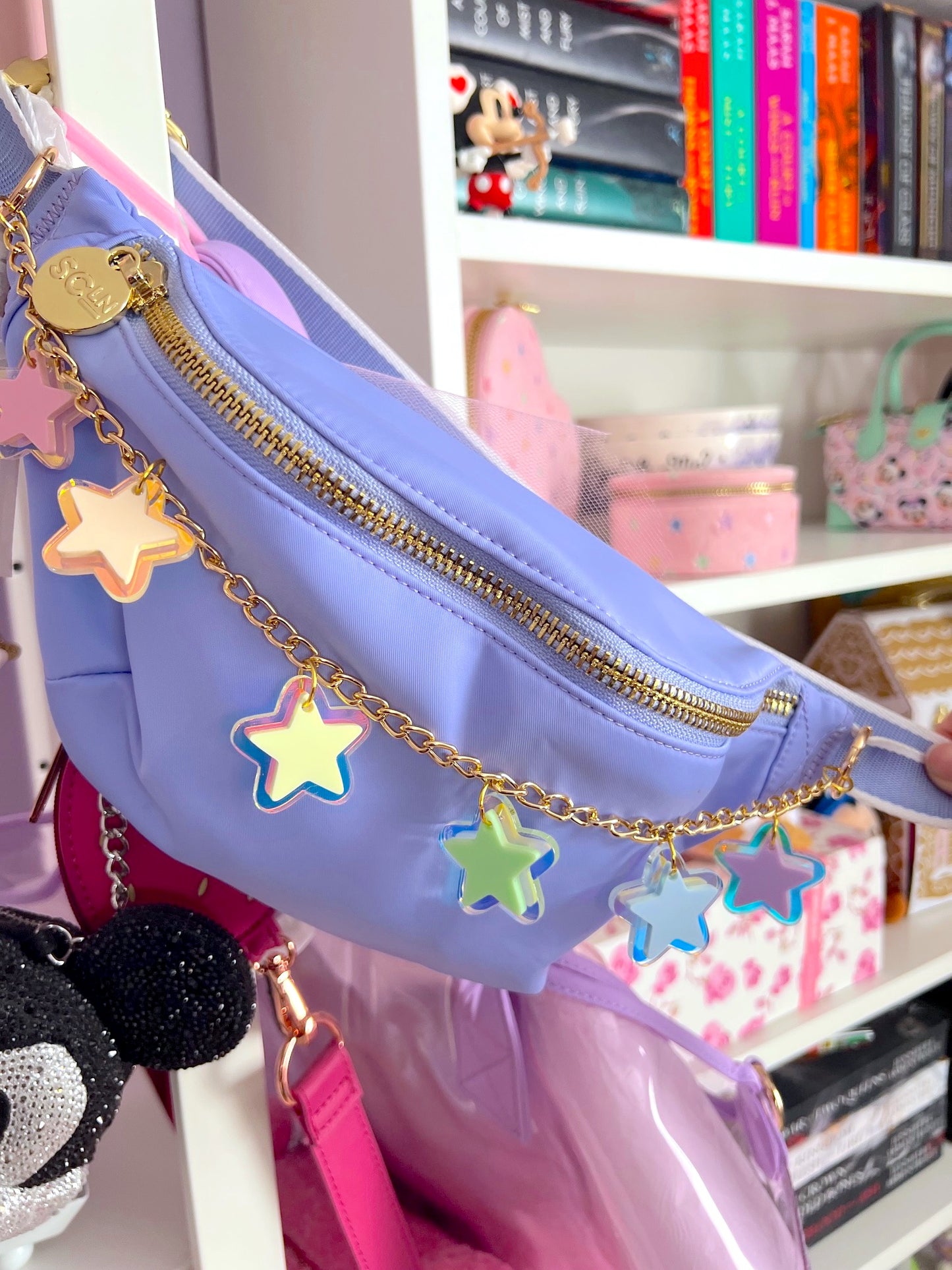 Star Large Acrylic Bag Chain