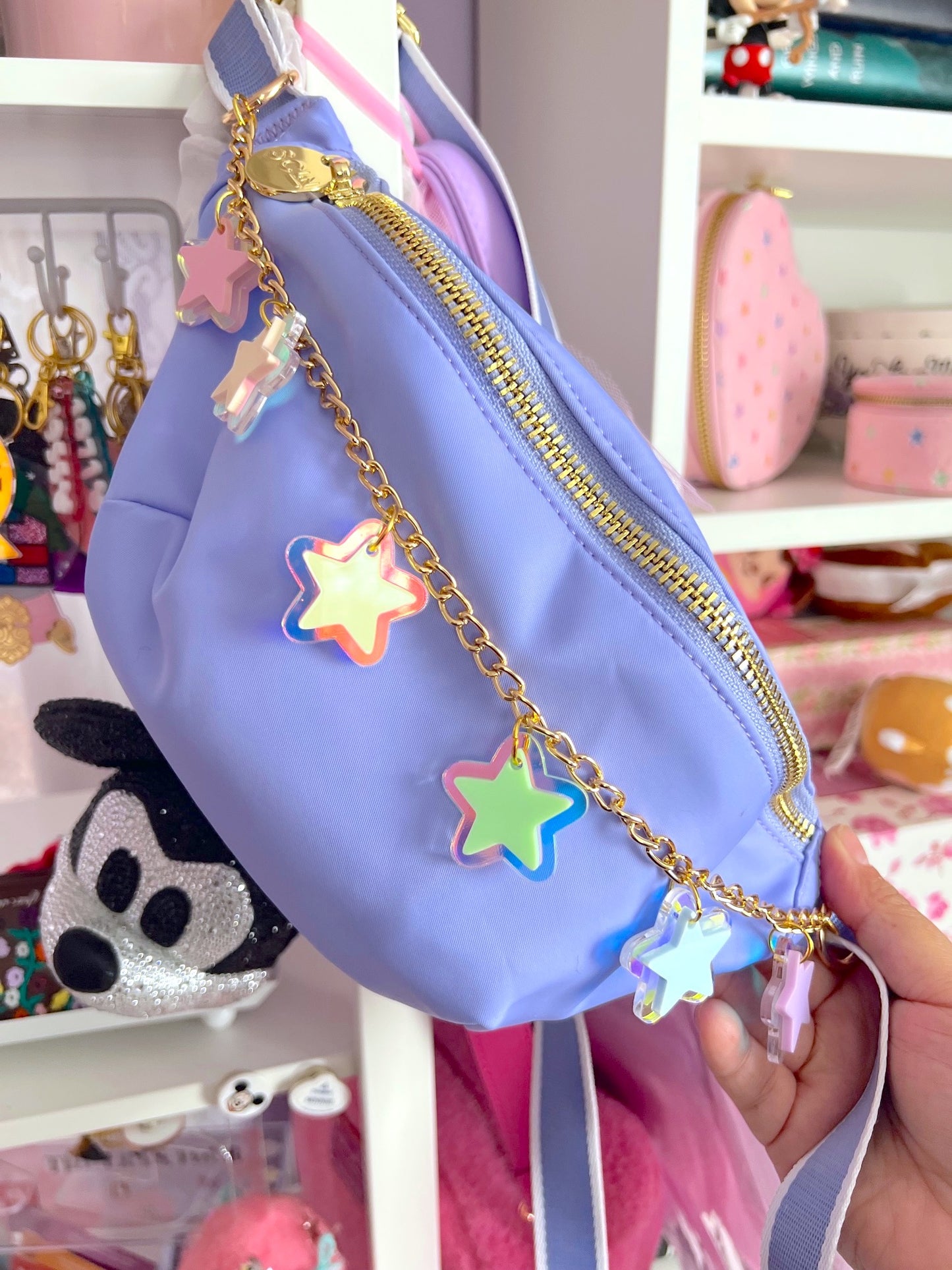 Star Large Acrylic Bag Chain