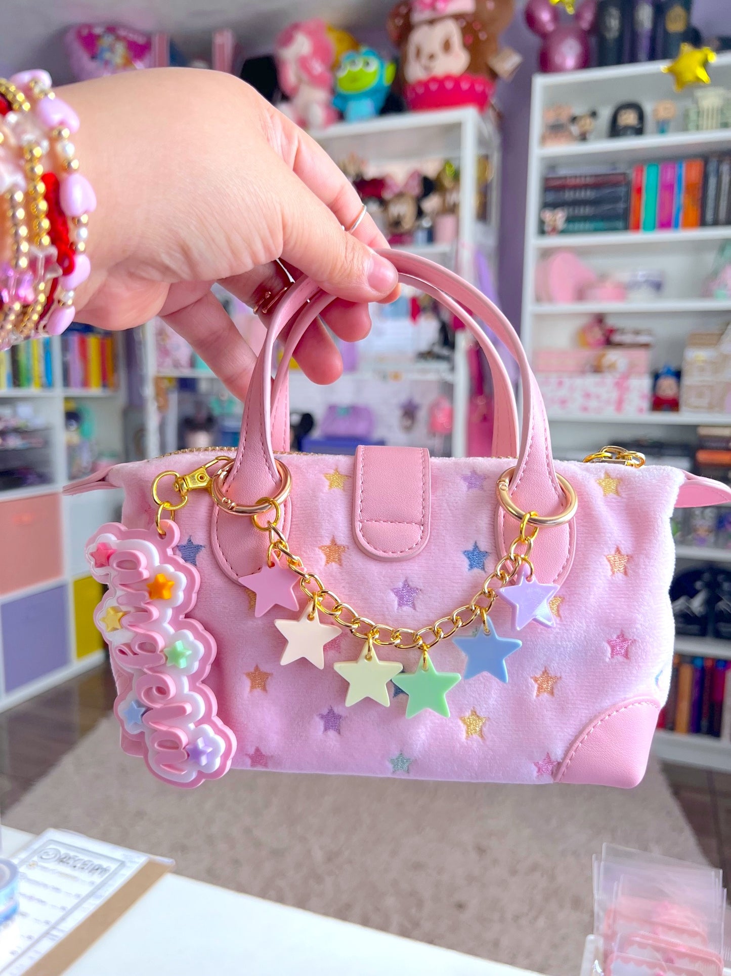 Star Mini Acrylic Bag Chain