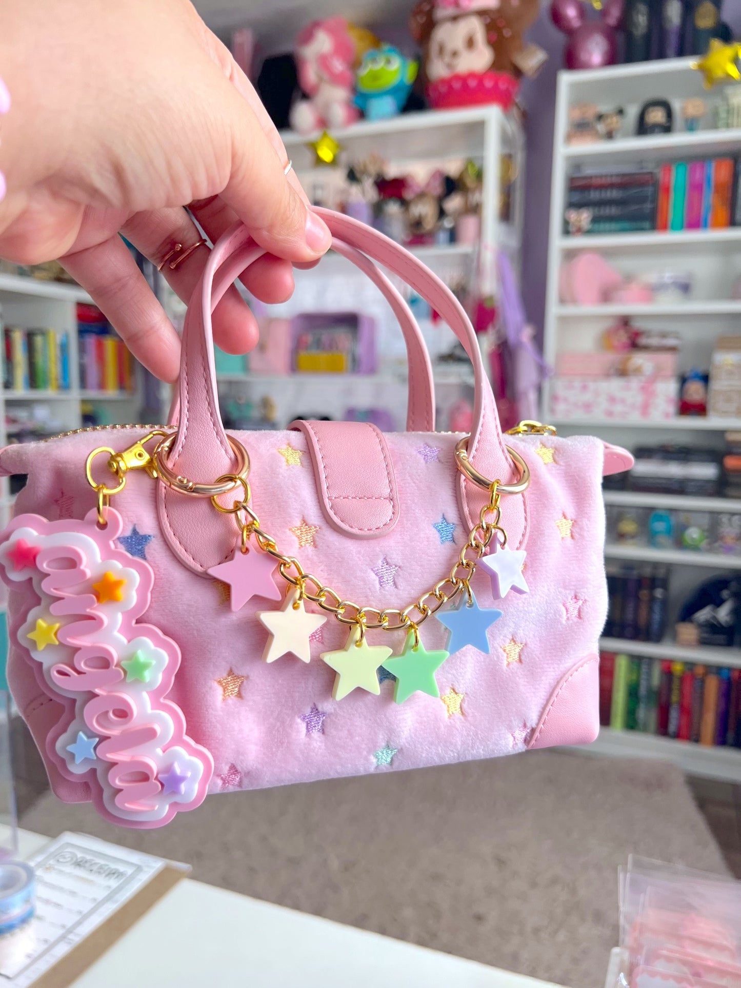 Star Mini Acrylic Bag Chain