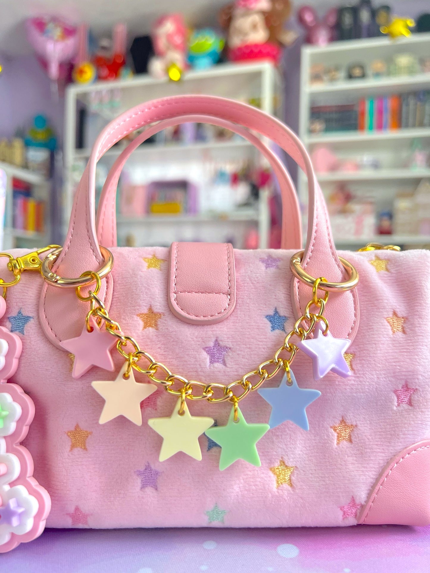 Star Mini Acrylic Bag Chain