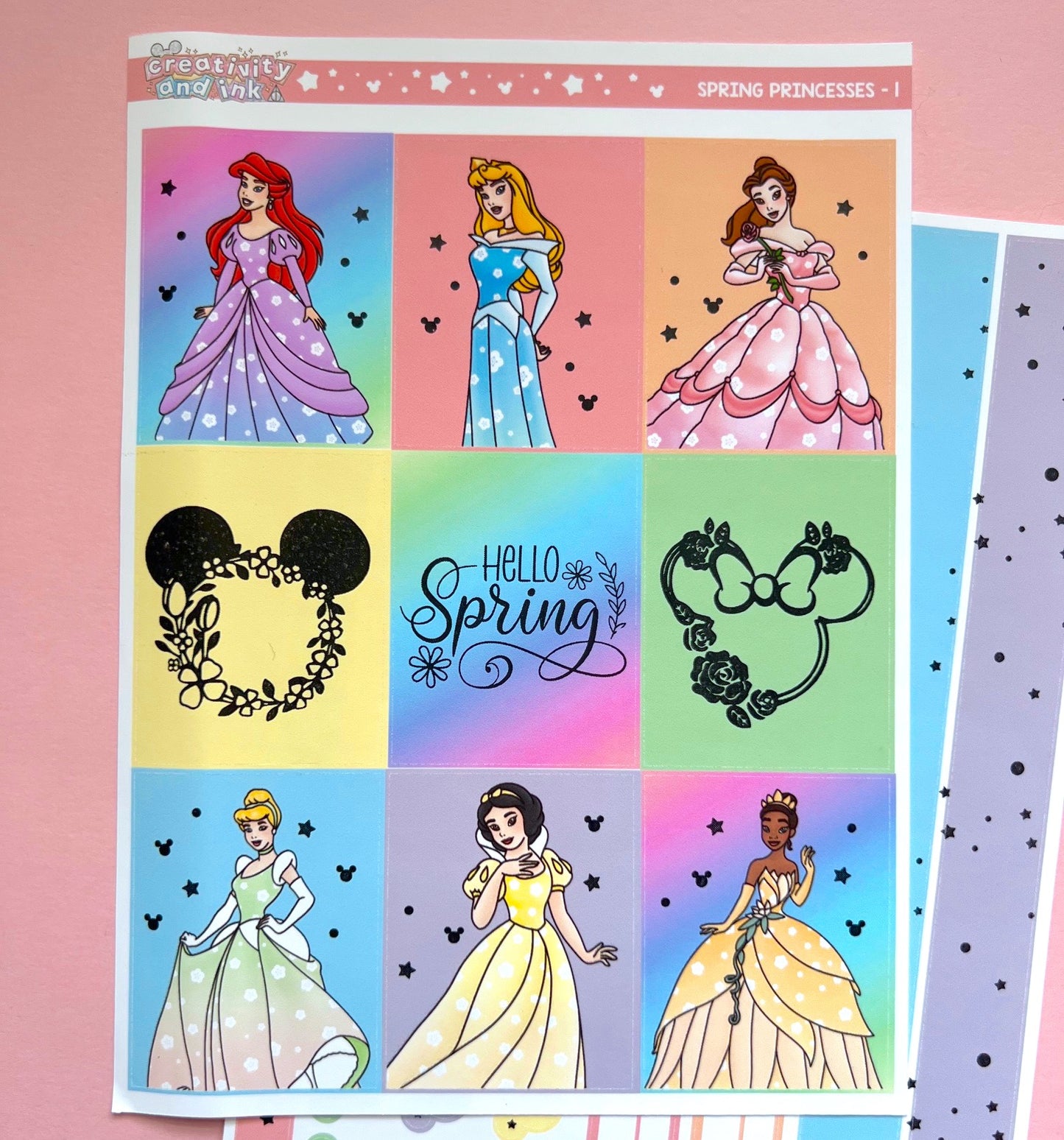 Spring Princesses / Sticker Kit