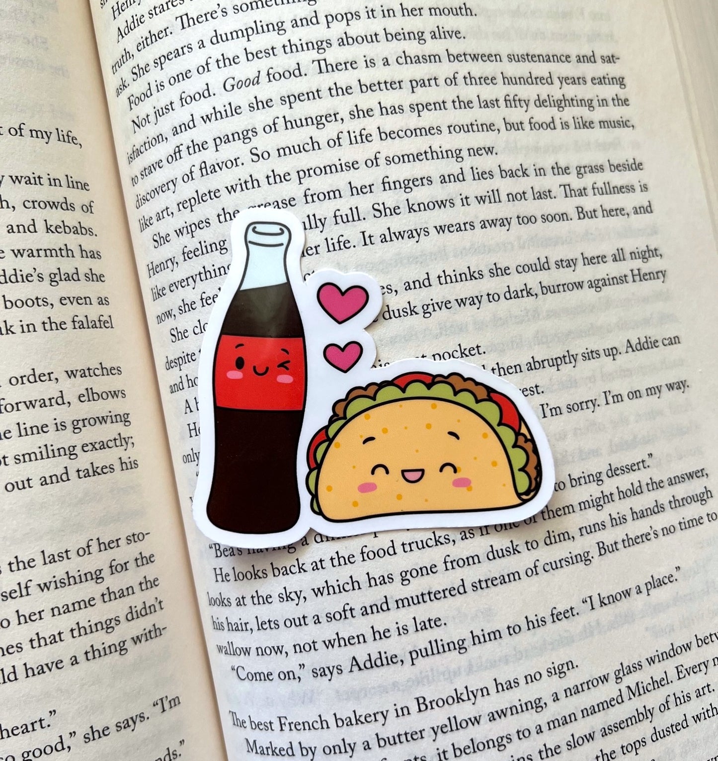 Taco and Soda / Die Cut Sticker