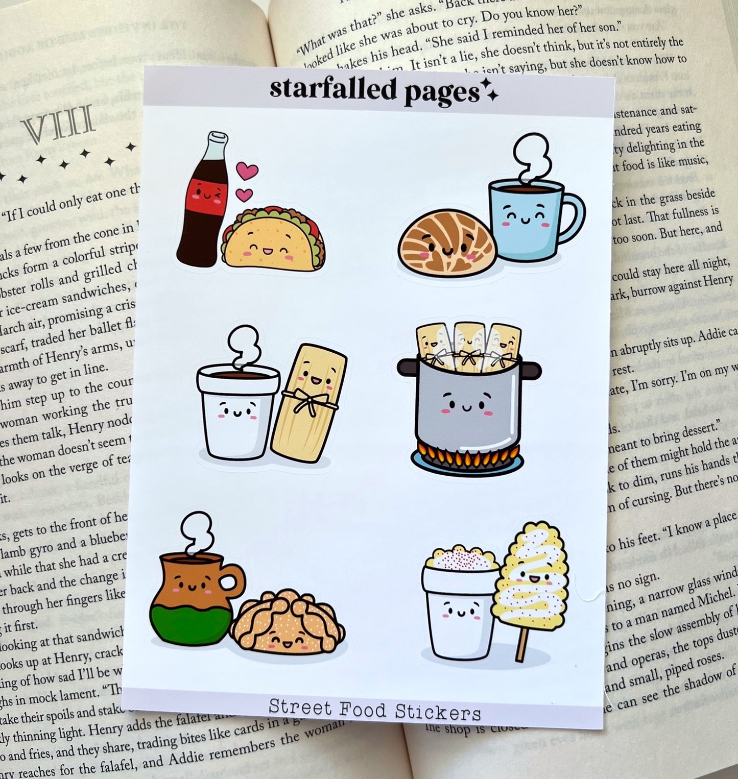 Mexican Street Food Stickers