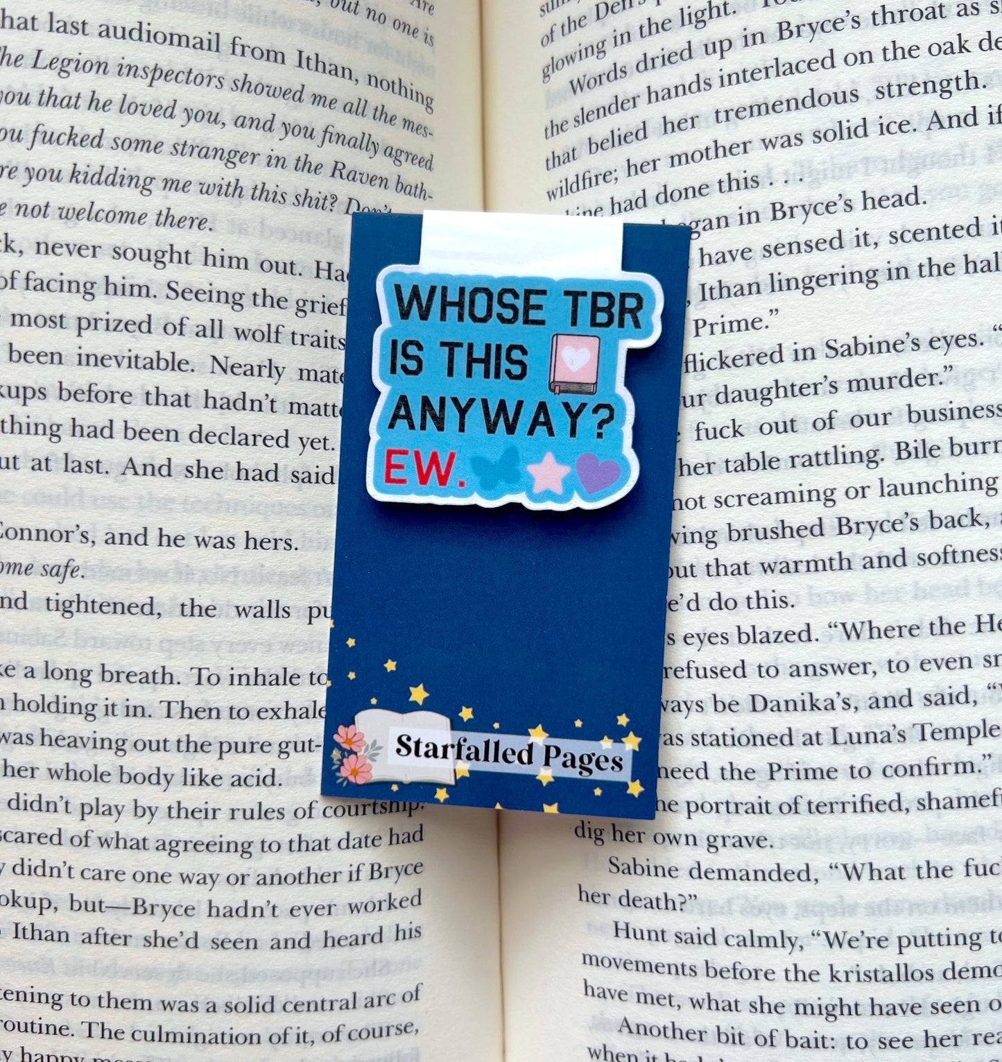 Ew TBR List / Magnetic Bookmark