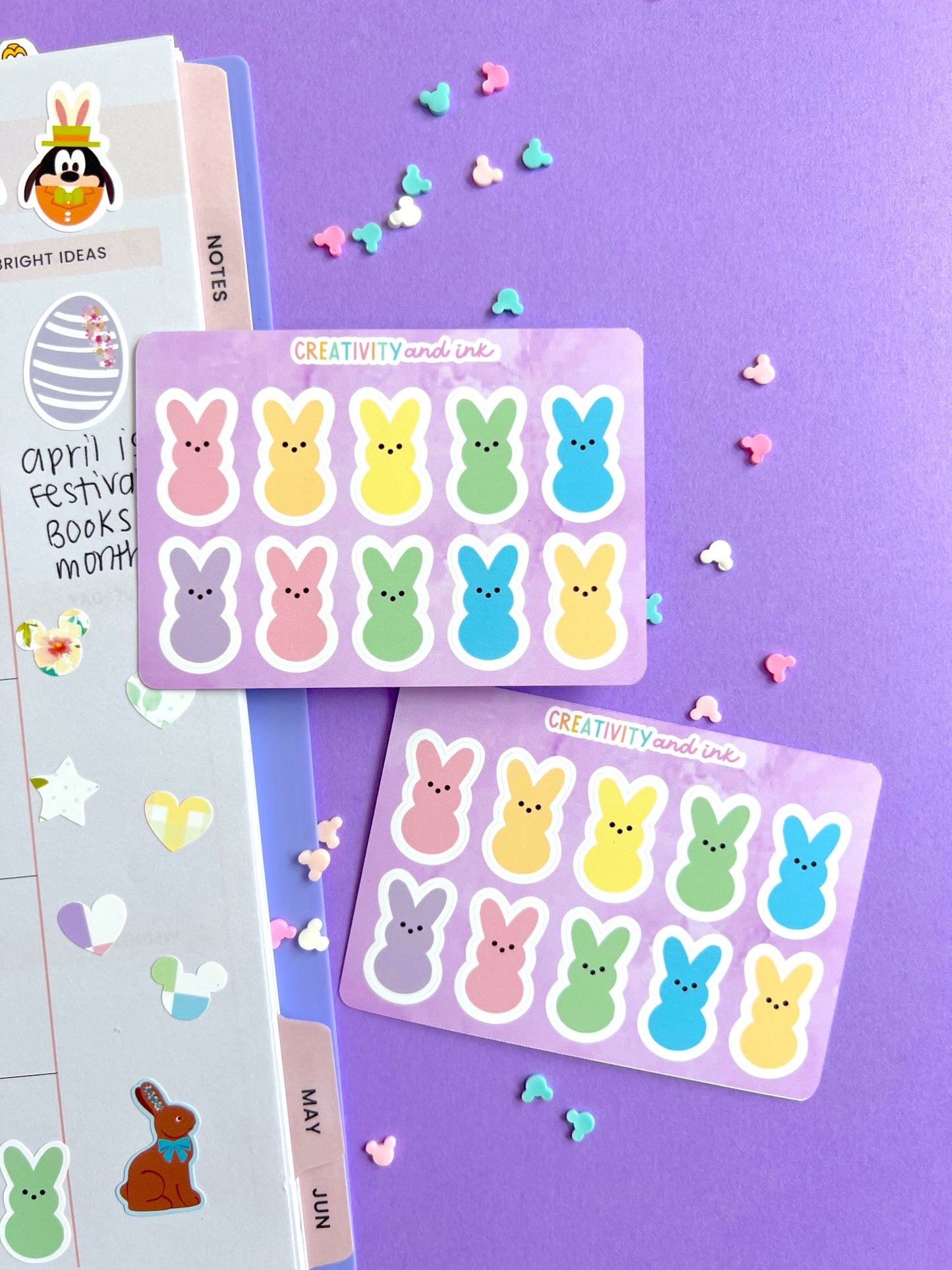 Marshmallows Sticker Sheet
