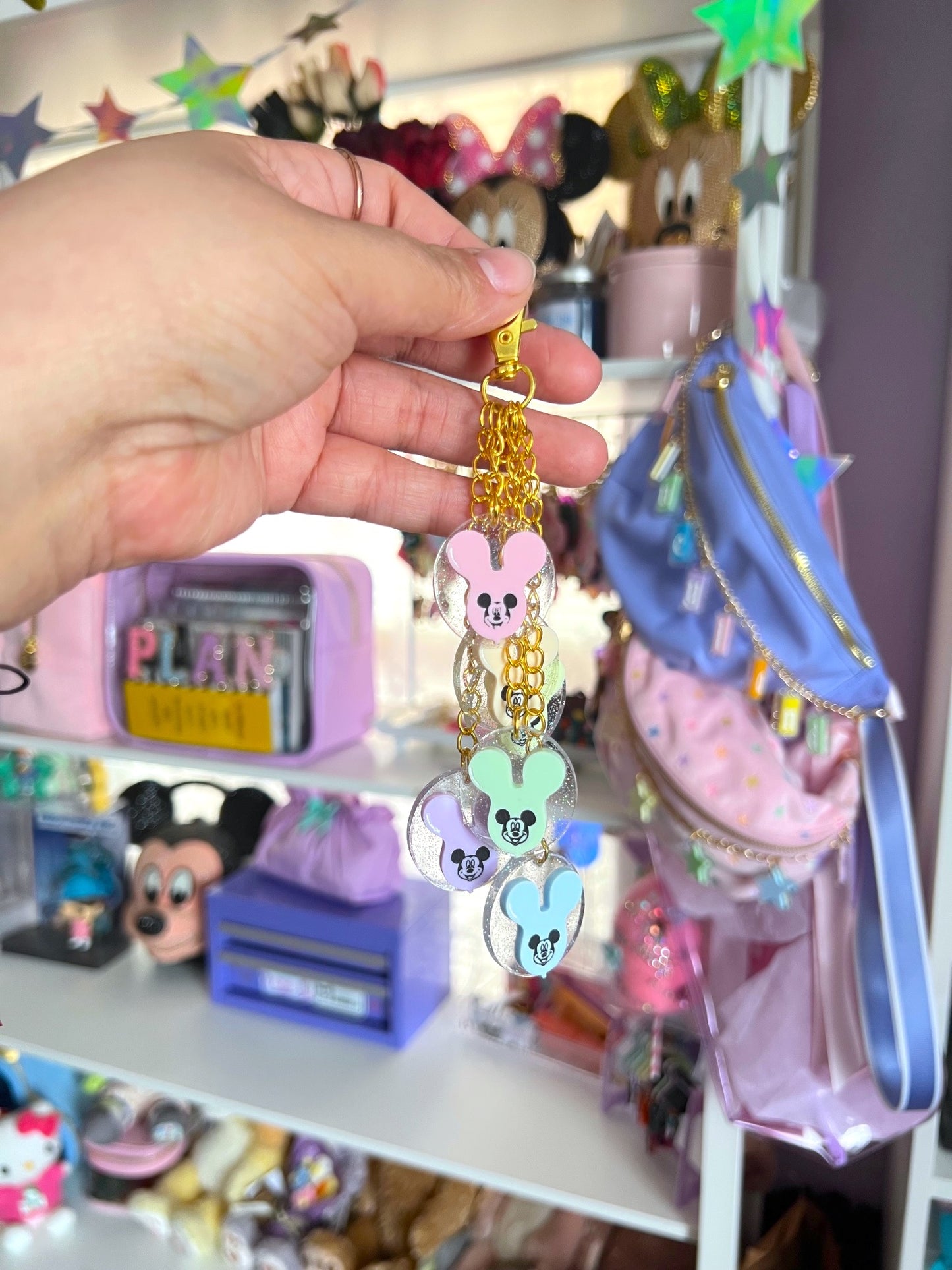 Ballon Bouquet Bag Charm / Keychain