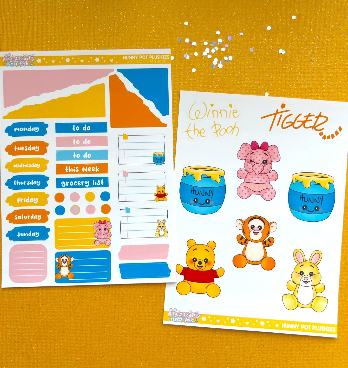 Hunny Pot Plushies / Journal Kit