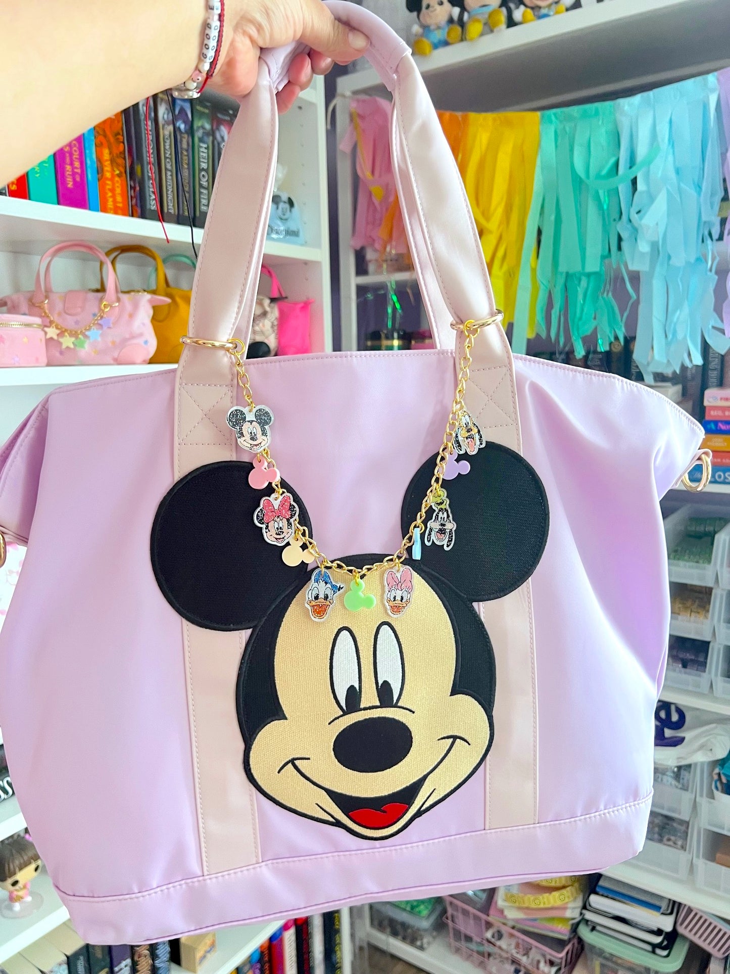 Sensational Six Large Acrylic Bag Chain