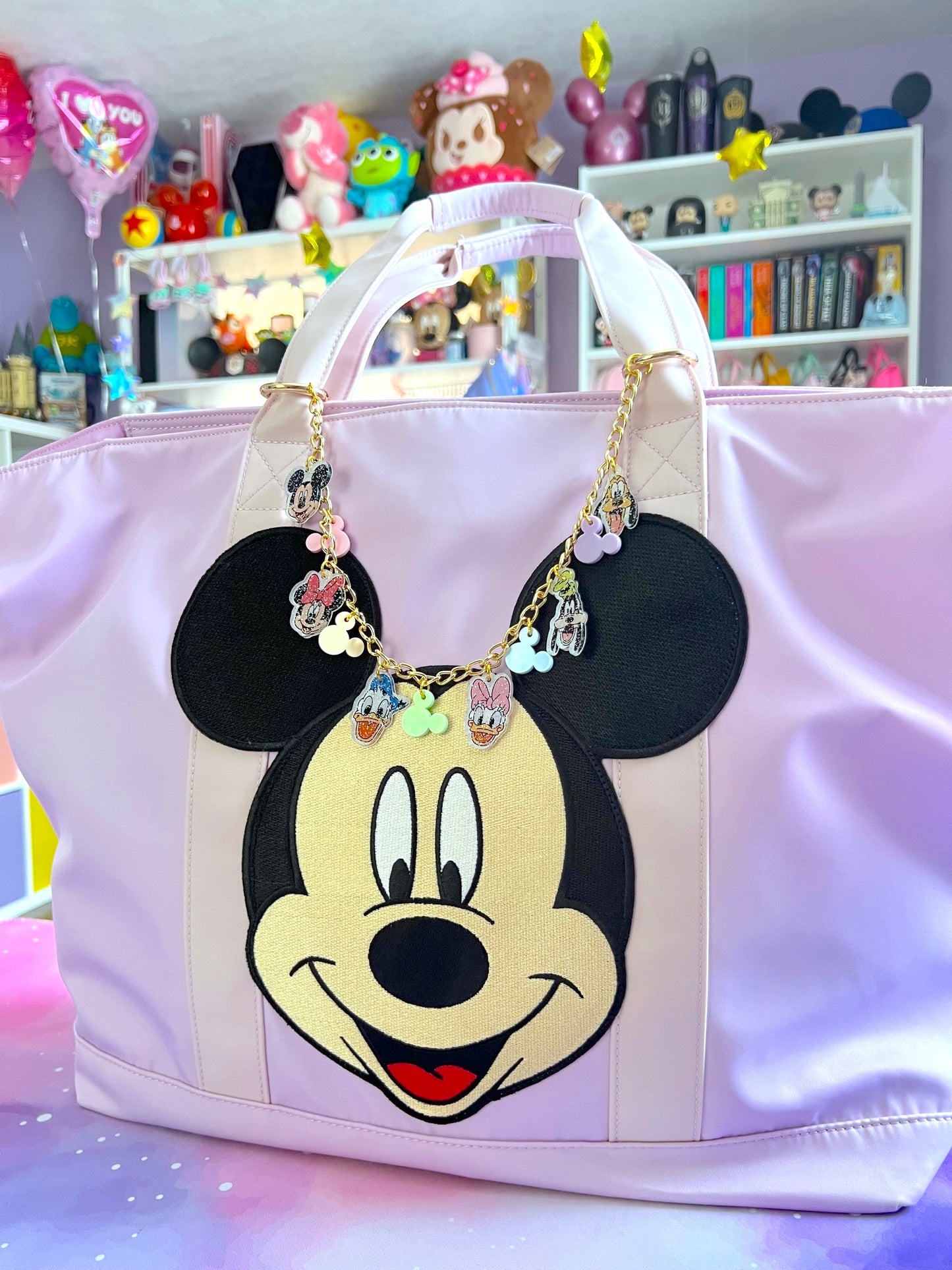 Sensational Six Large Acrylic Bag Chain