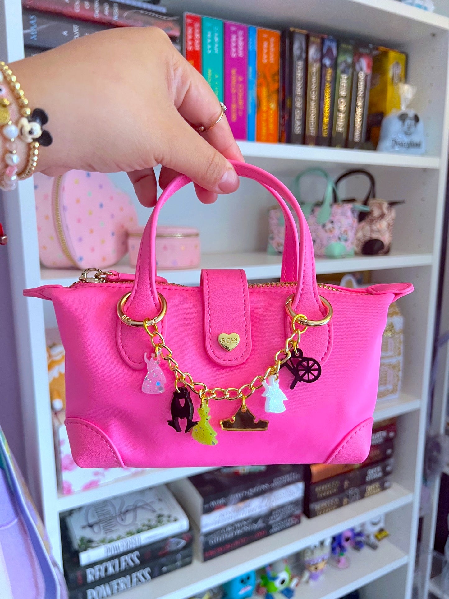 Sleeping Princess Mini Acrylic Bag Chain
