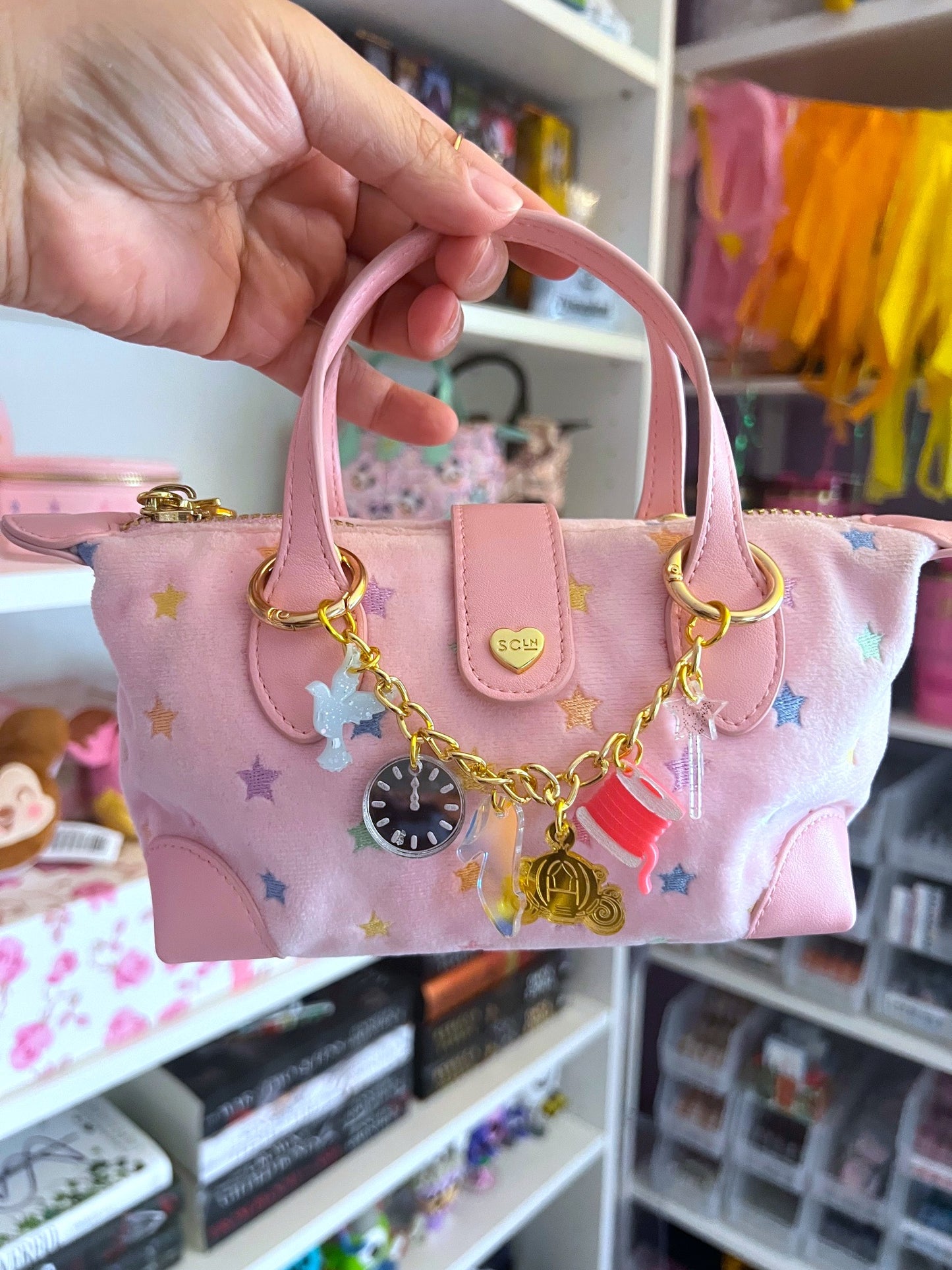Midnight Princess Mini Acrylic Bag Chain