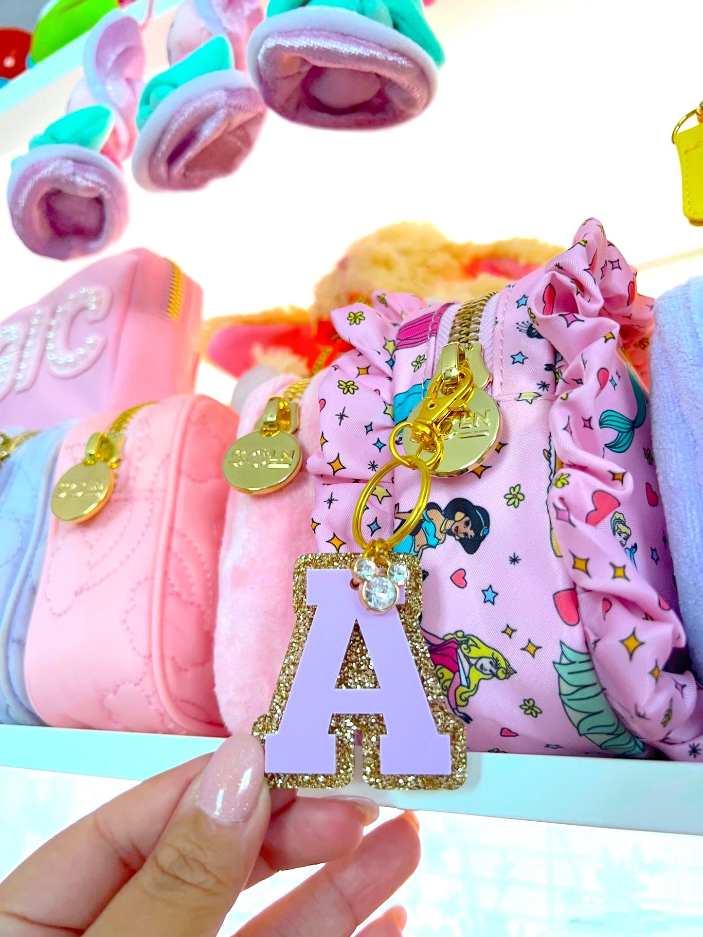 Personal Varsity Letter Acrylic Keychain