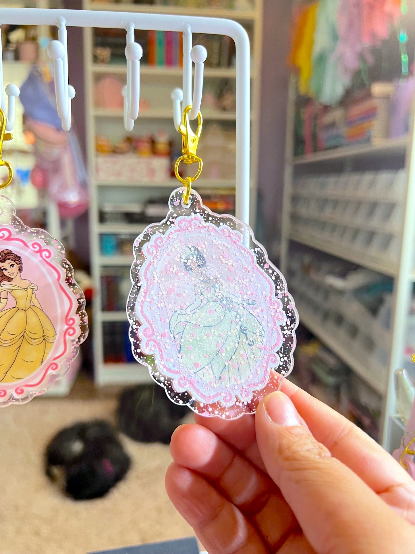 Coquette Princess / Acrylic Bag Charm - Keychain