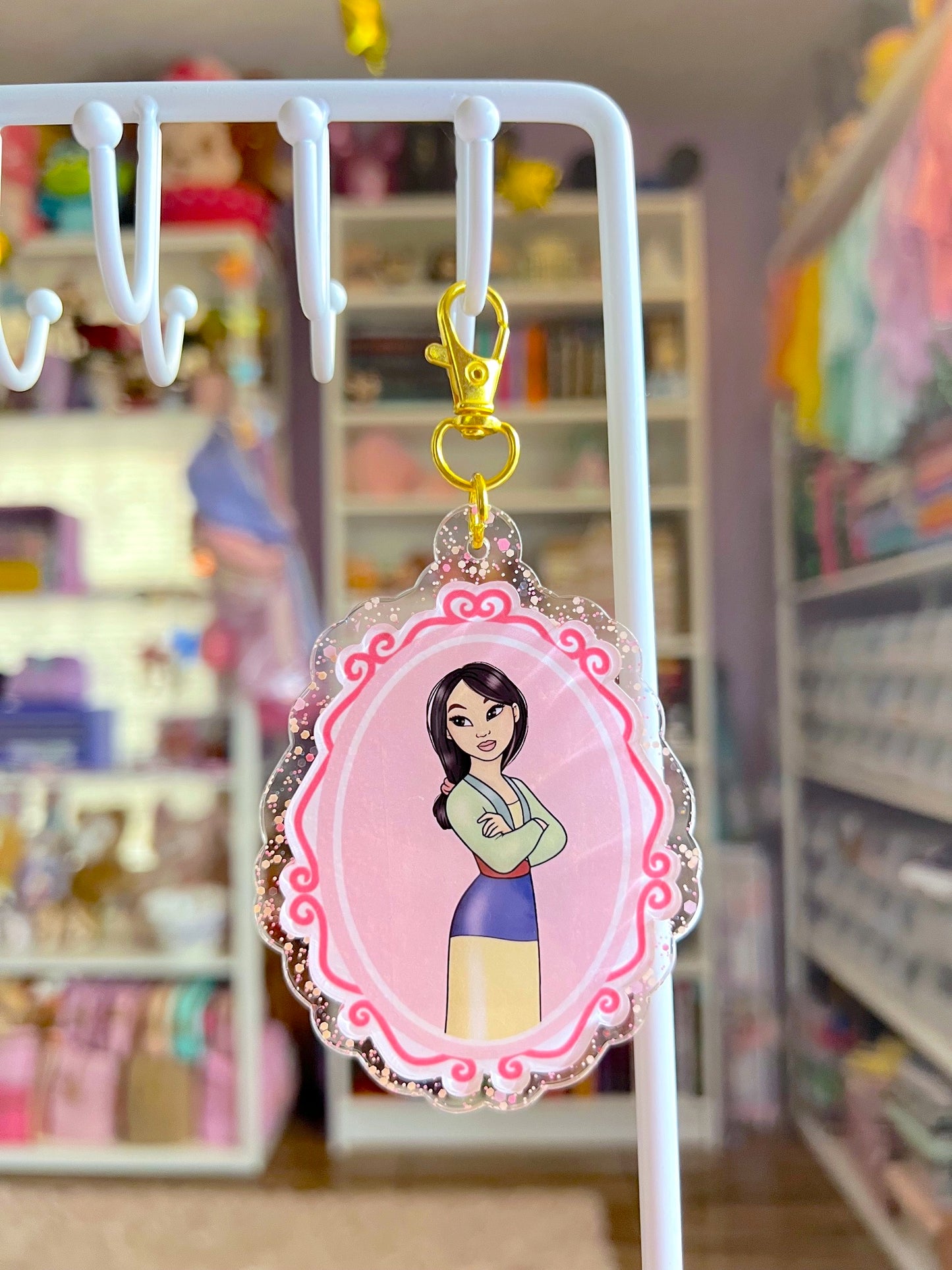 Coquette Princess / Acrylic Bag Charm - Keychain