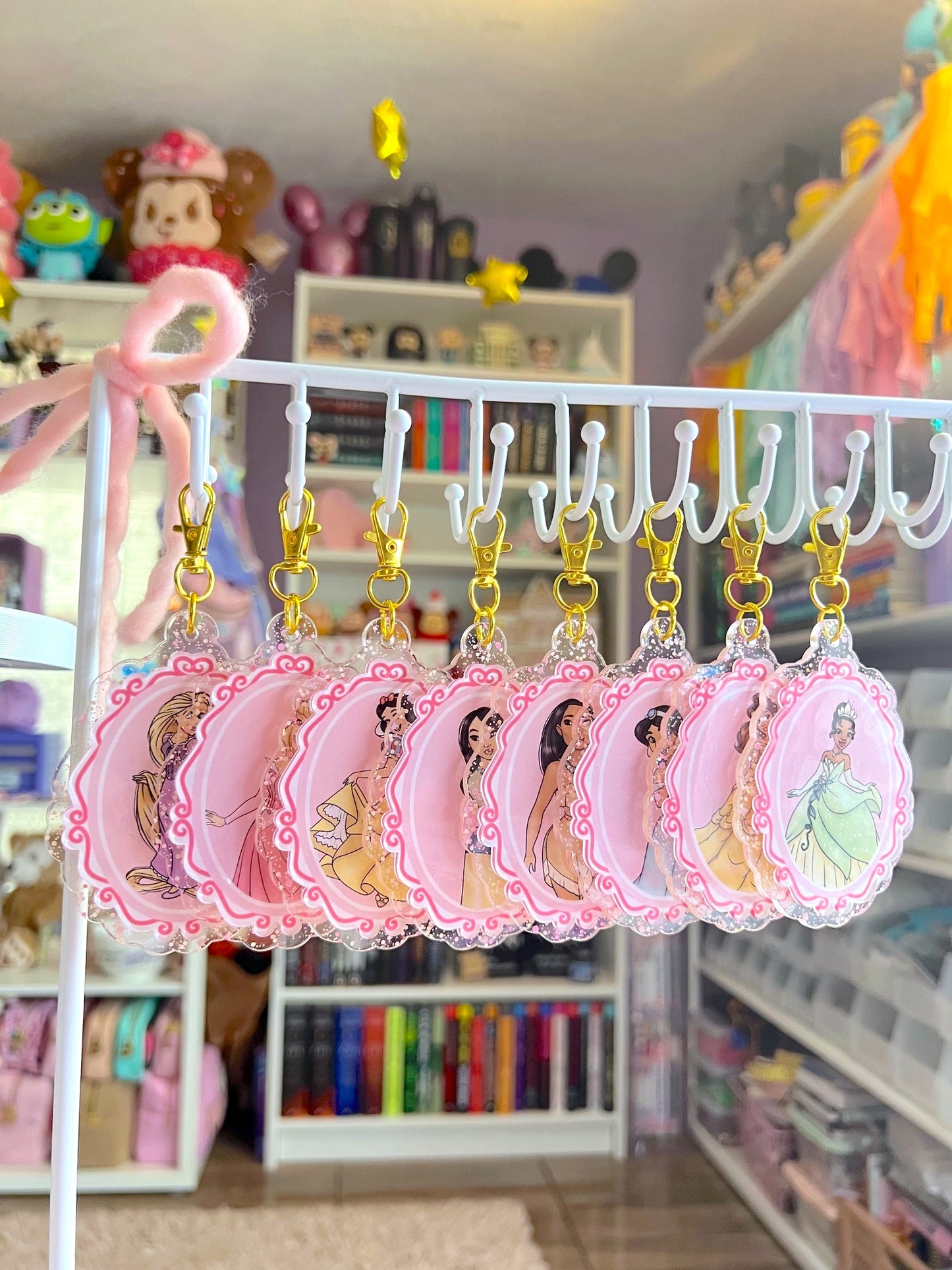 Coquette Princess / Acrylic Bag Charm - Keychain
