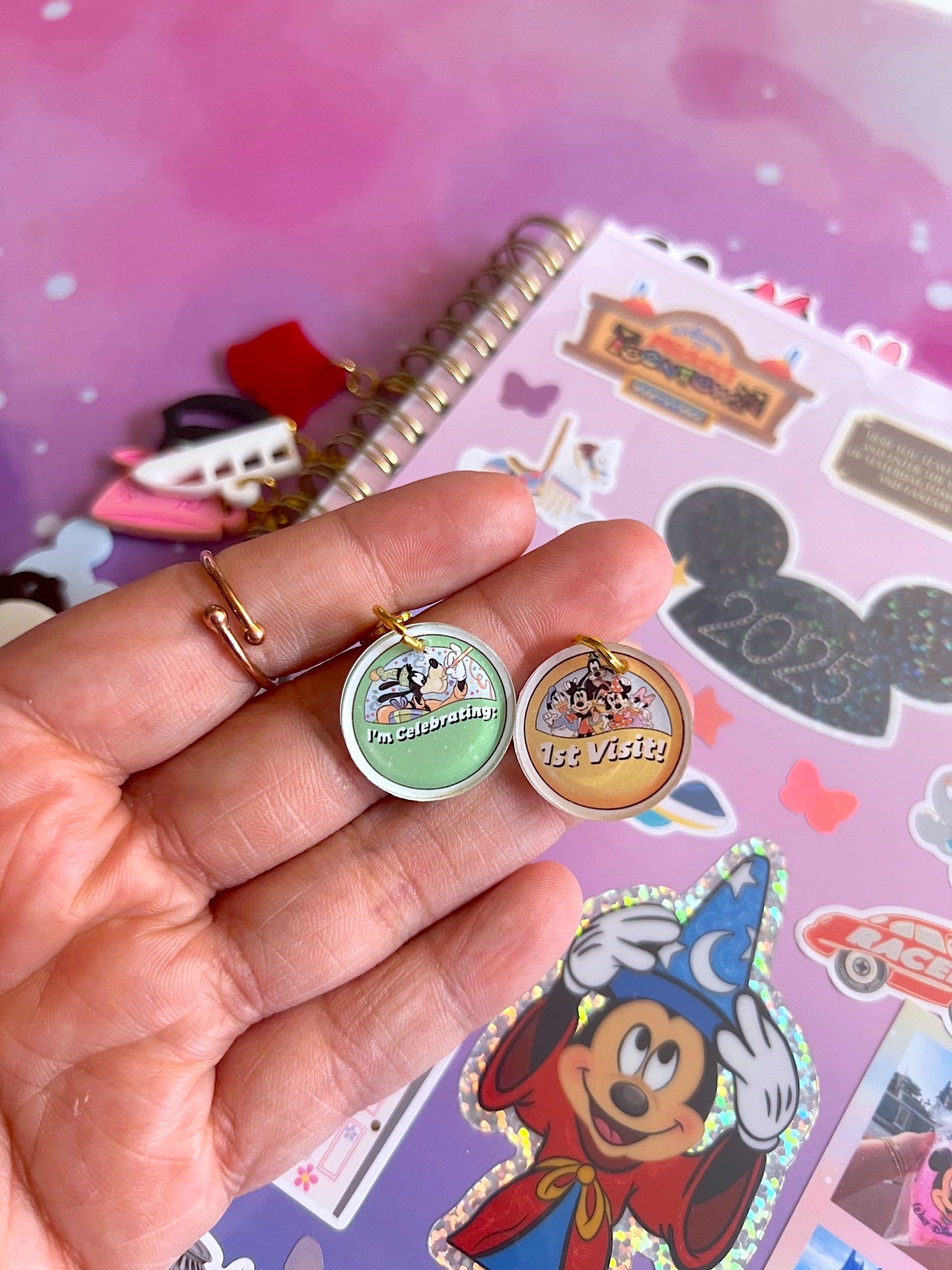 Individual Acrylic Charms | Celebration Buttons