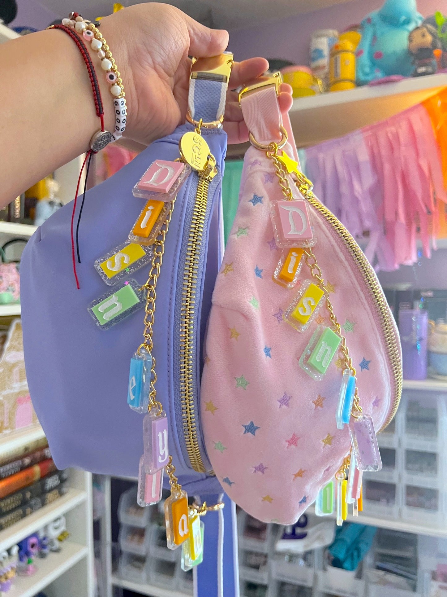 D-Land Marquee Large Acrylic Bag Chain