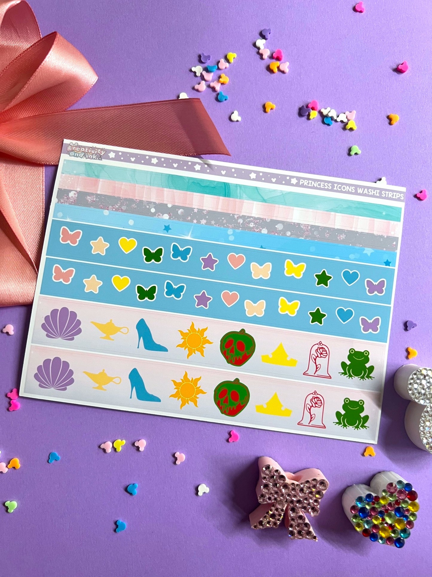 Princess Icons / Washi Strips