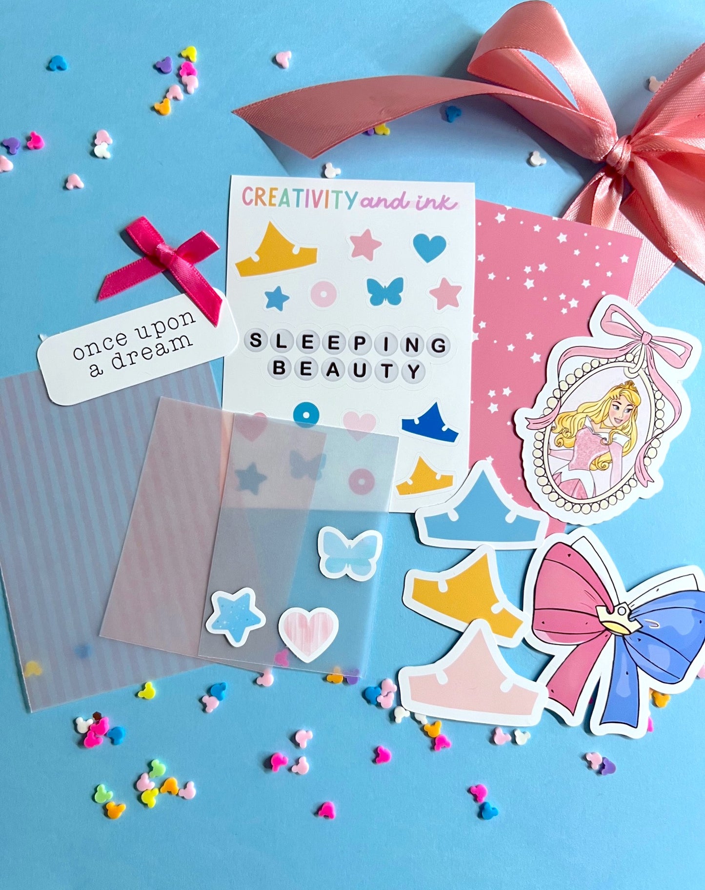 Sleeping Princess / Junk Journal Kit