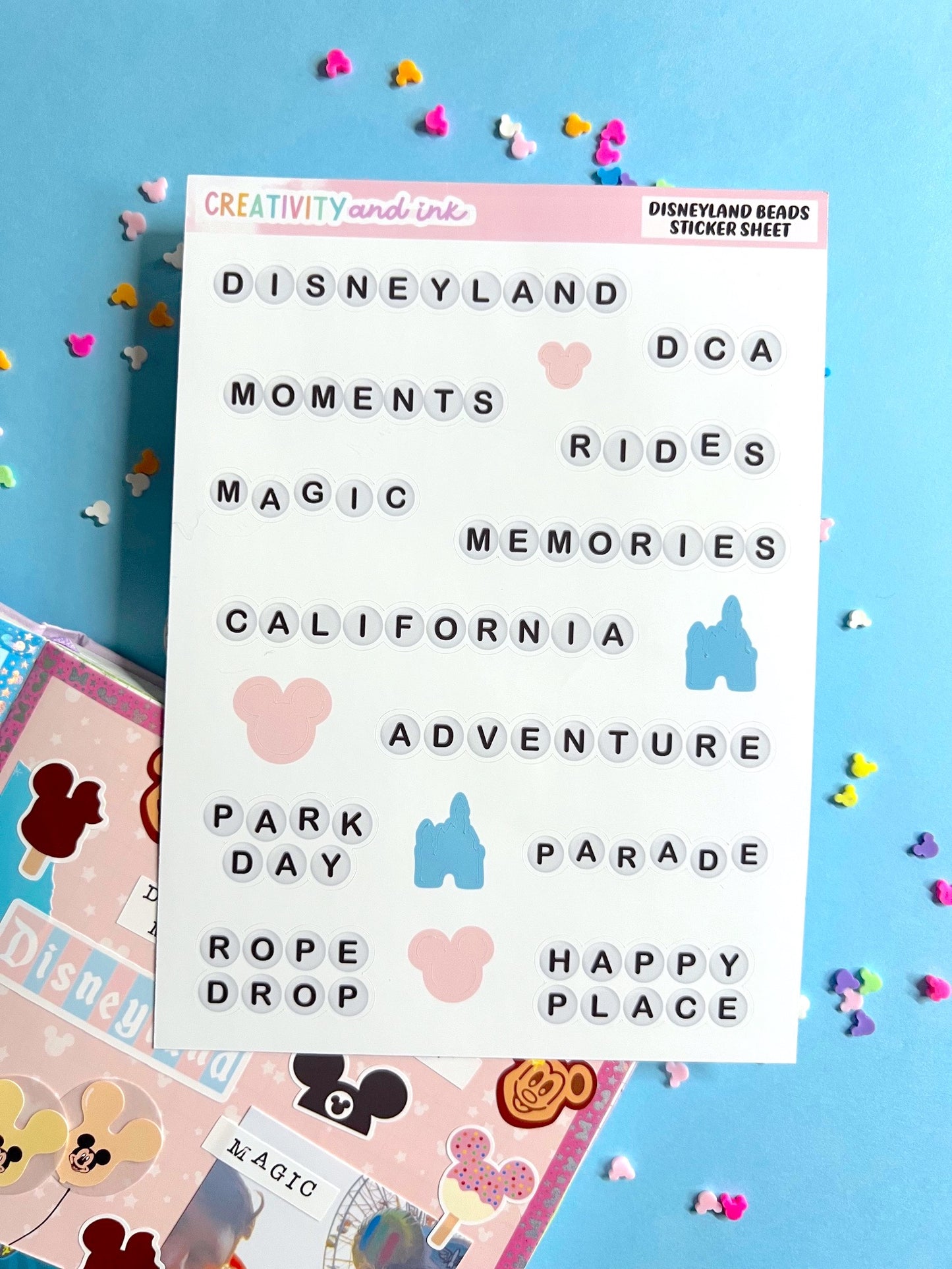 D-Land Beads Sticker Sheet