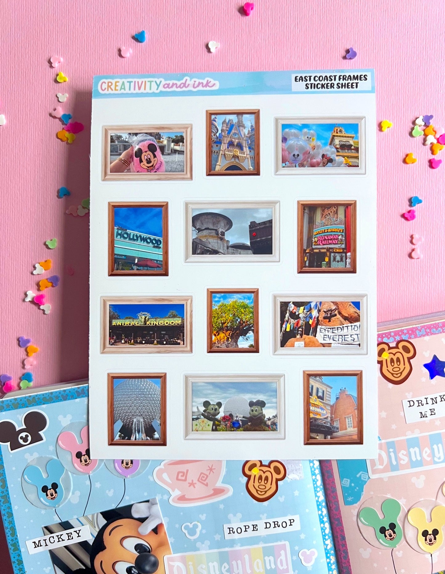 East Coast Frames Sticker Sheet