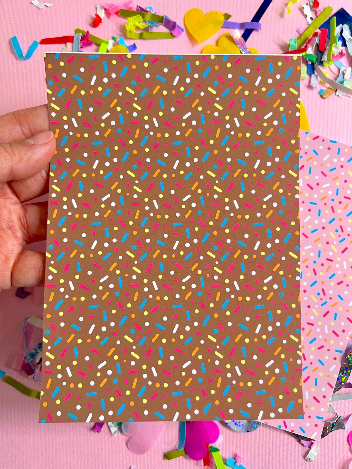 Sprinkle 5x7 Sticker Paper