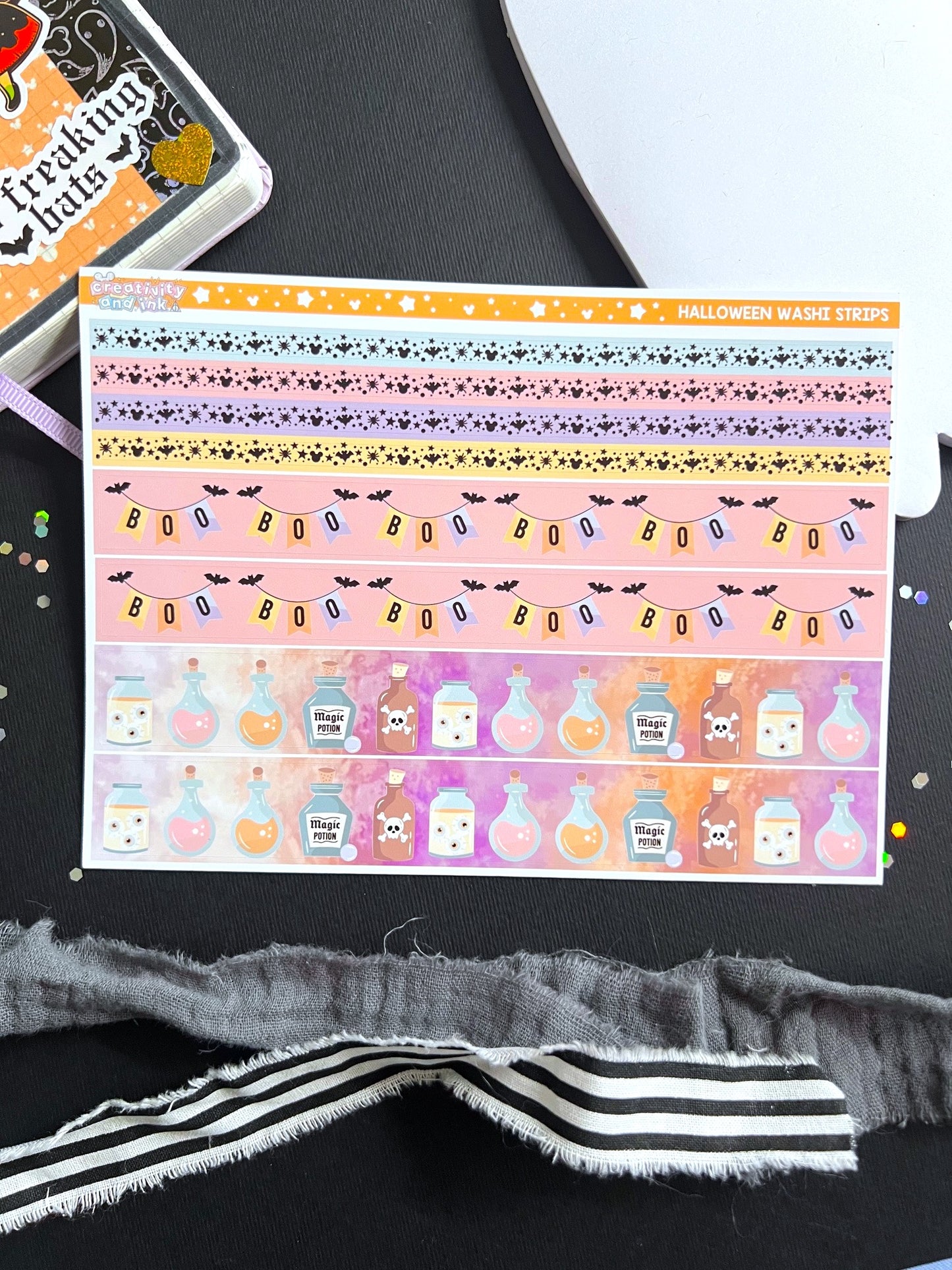 Halloween Icon Washi Strips