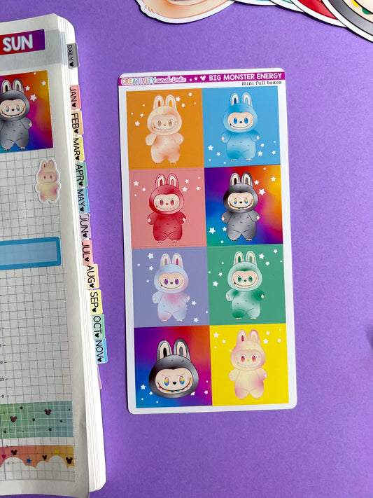 Big Monster Energy / Mini Boxes - Sheets (1.3" SIZE)