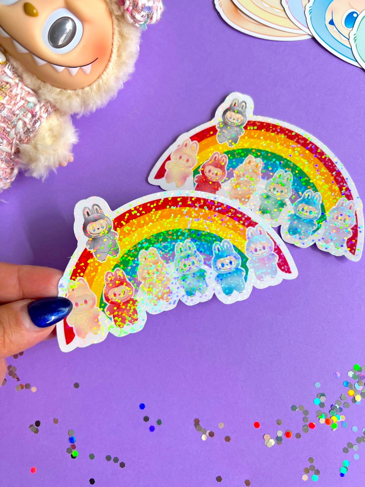Big Monster Energy / Large Glitter Die Cut Sticker