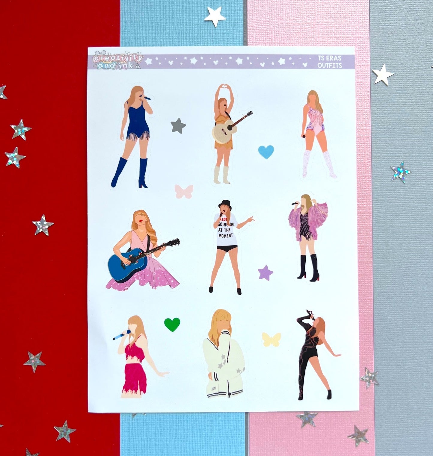 TS Eras Outfits Stickers