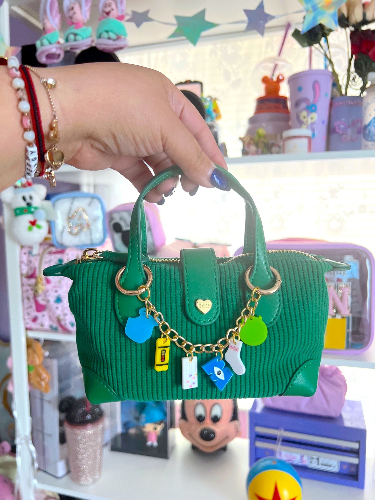 Monster Icons Mini Acrylic Bag Chain