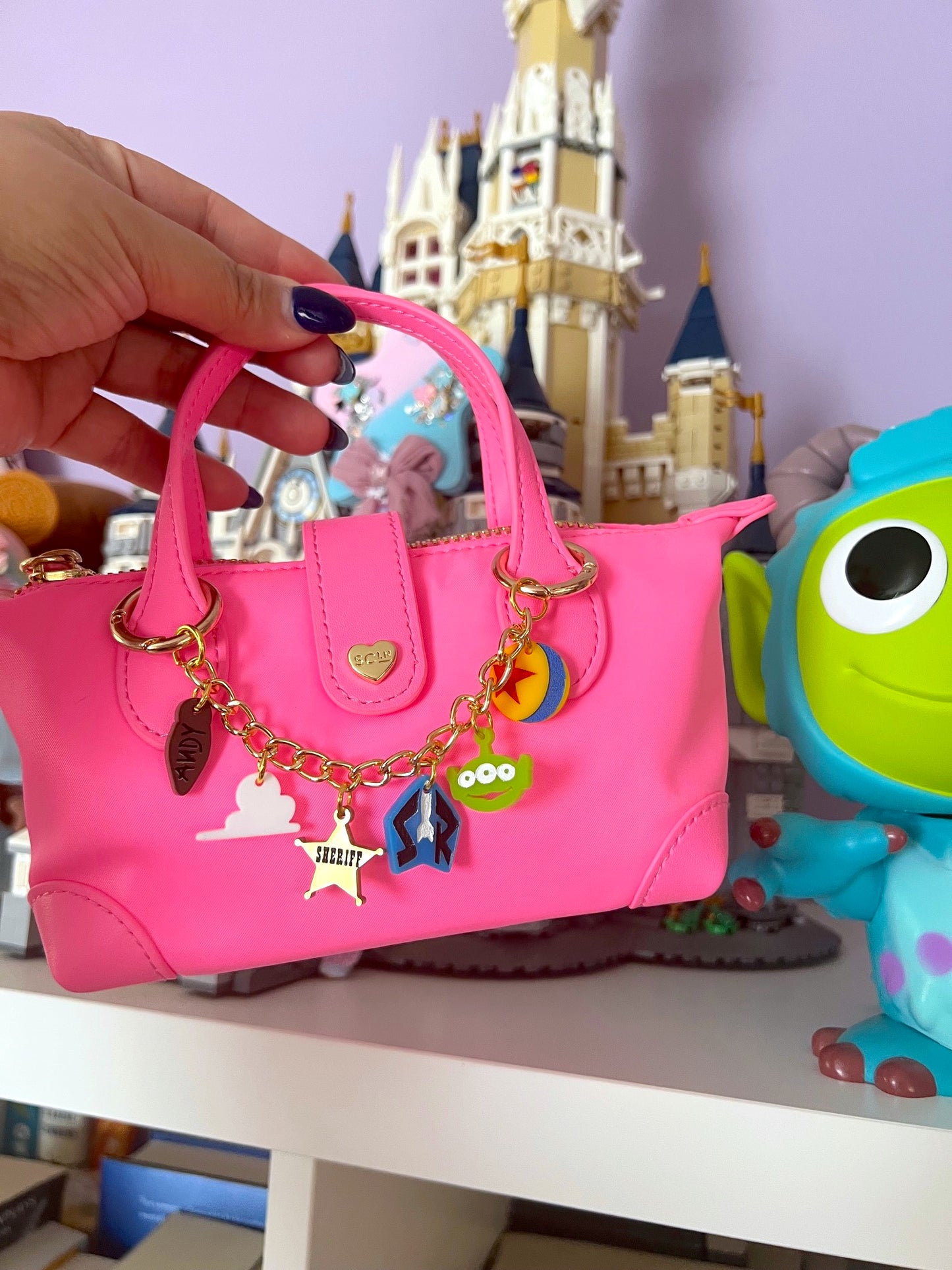 Toy Icons Mini Acrylic Bag Chain