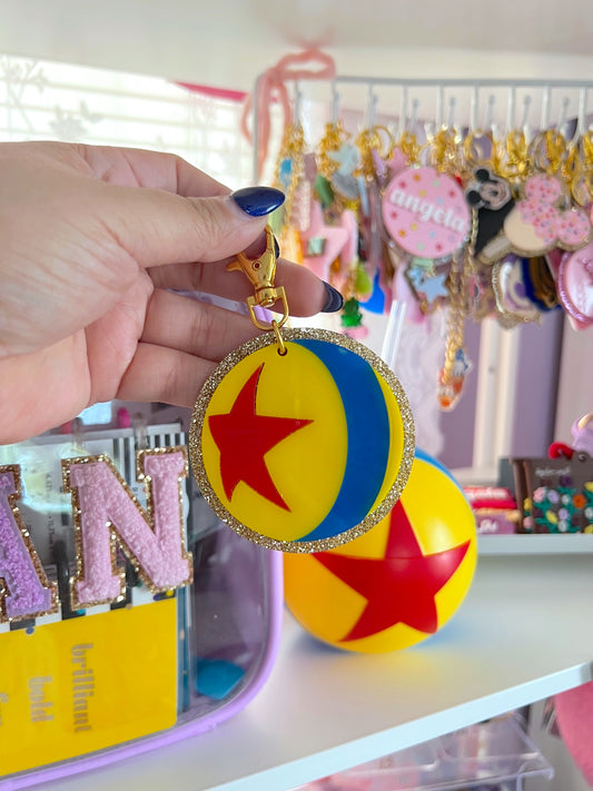 Toy Ball Bag Charm / Keychain