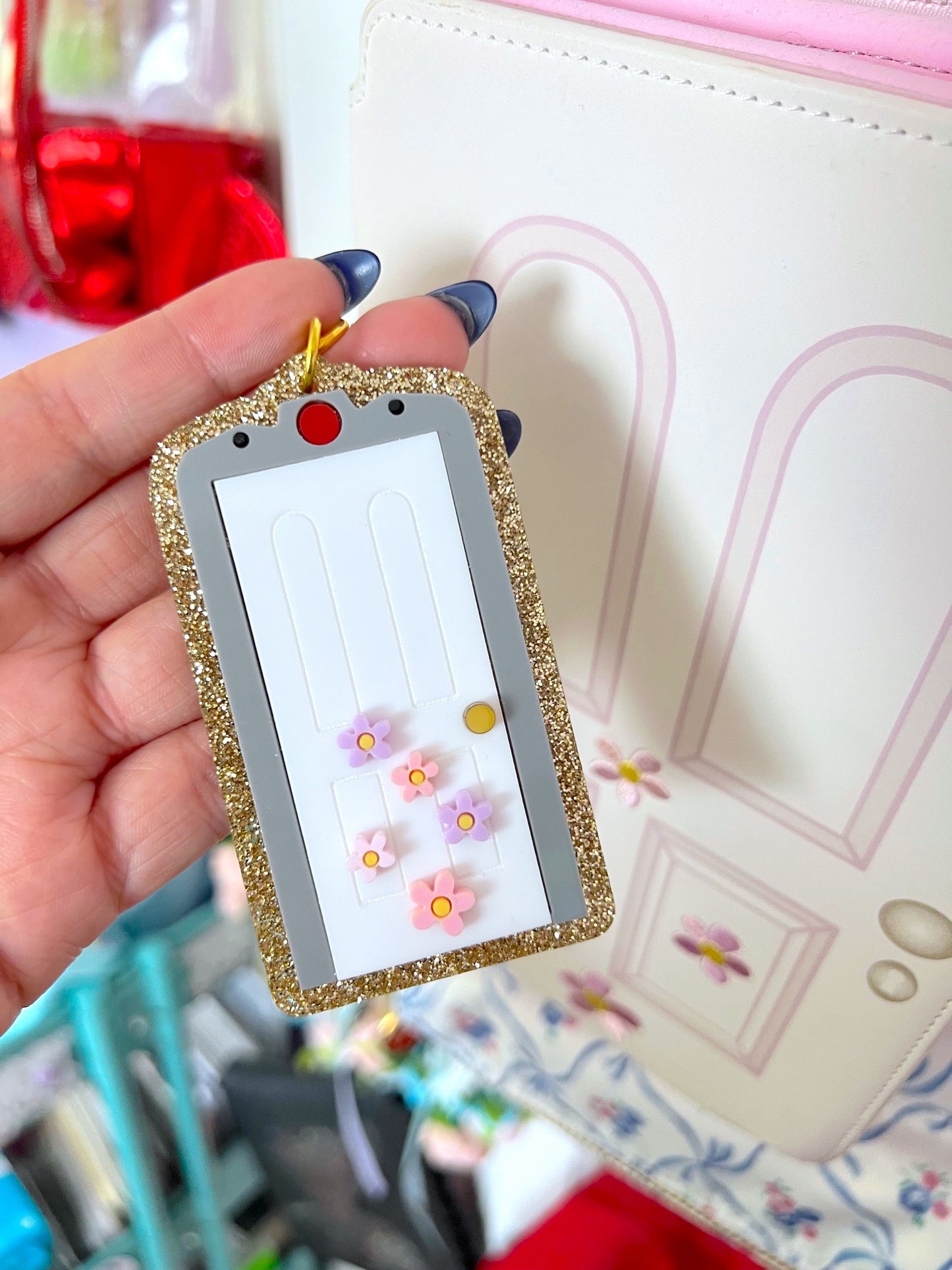 Boo Door Bag Charm / Keychain
