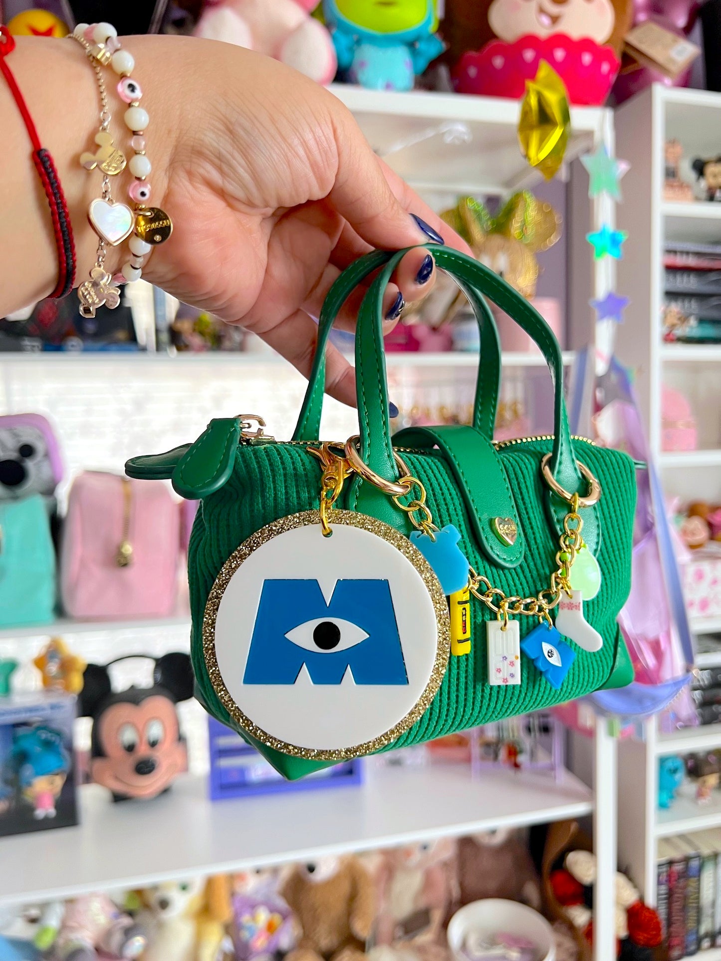 Monster Logo Bag Charm / Keychain