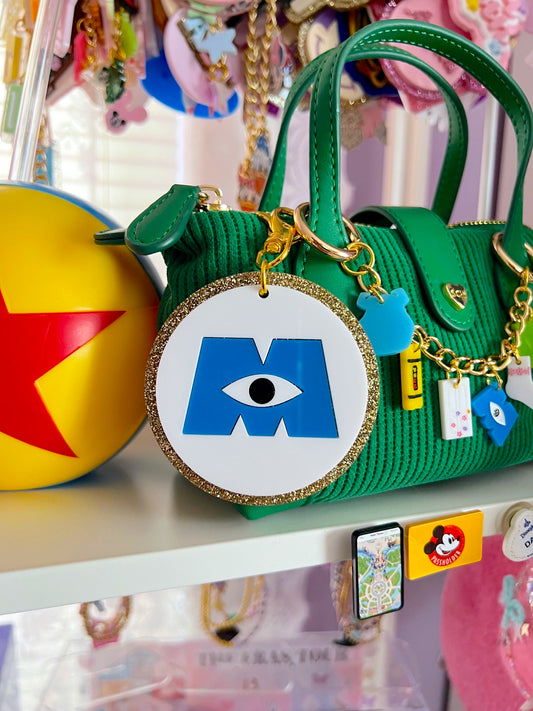 Monster Logo Bag Charm / Keychain