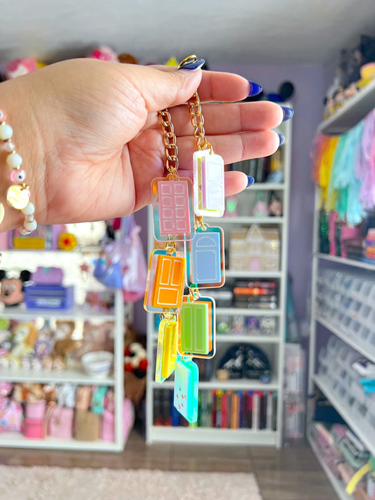 Monster Doors Large Acrylic Bag Chain