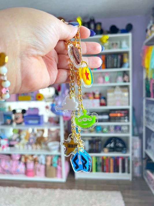 Toy Icons Large Acrylic Bag Chain