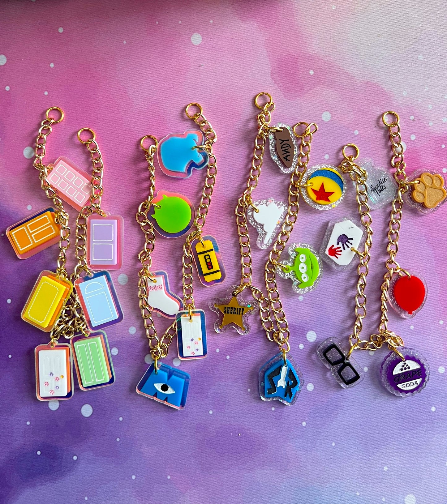 Toy Icons Large Acrylic Bag Chain