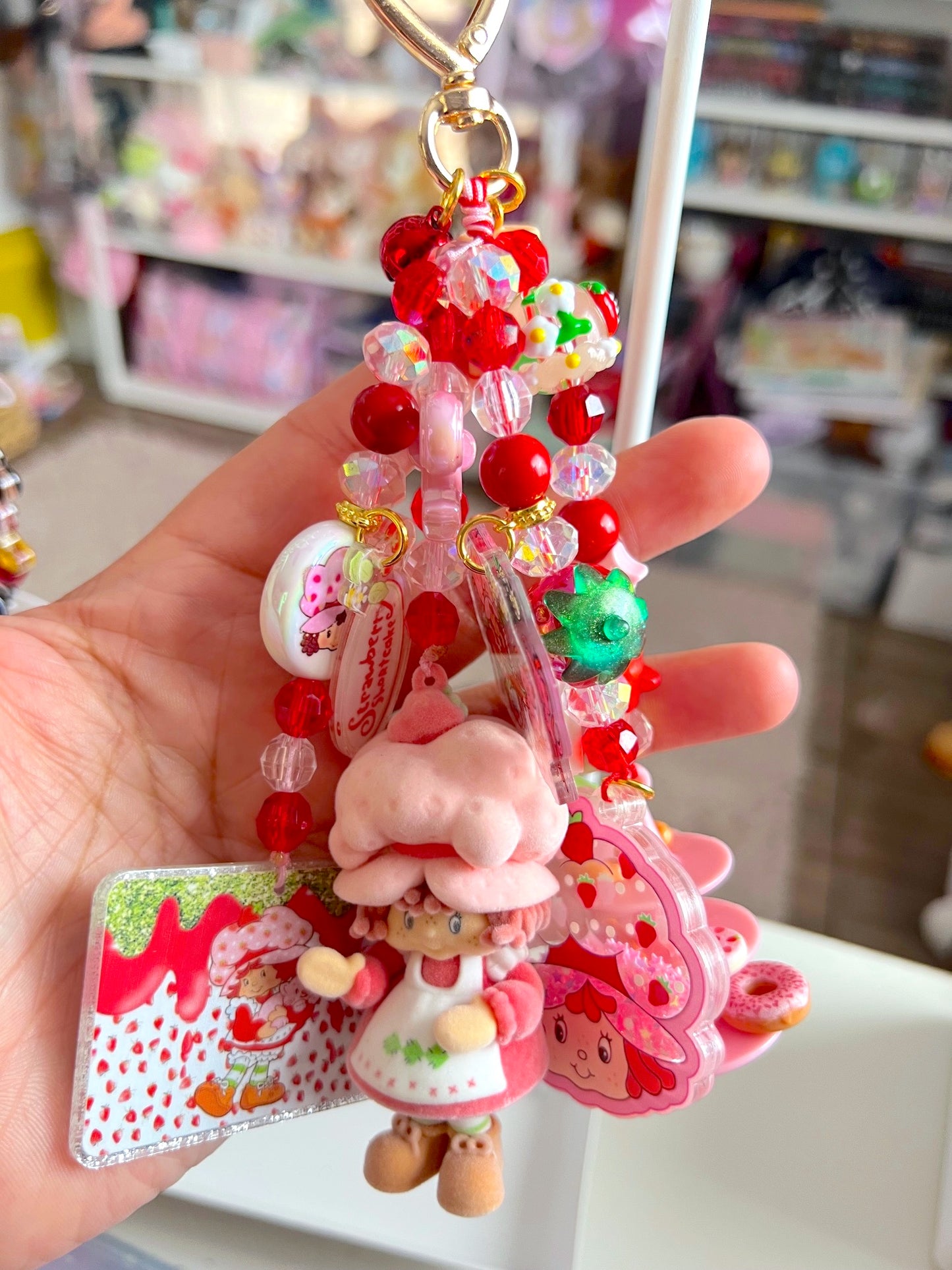 Handmade Fancy & Chunky Beaded Bag Charm - #5 (LIMITED)