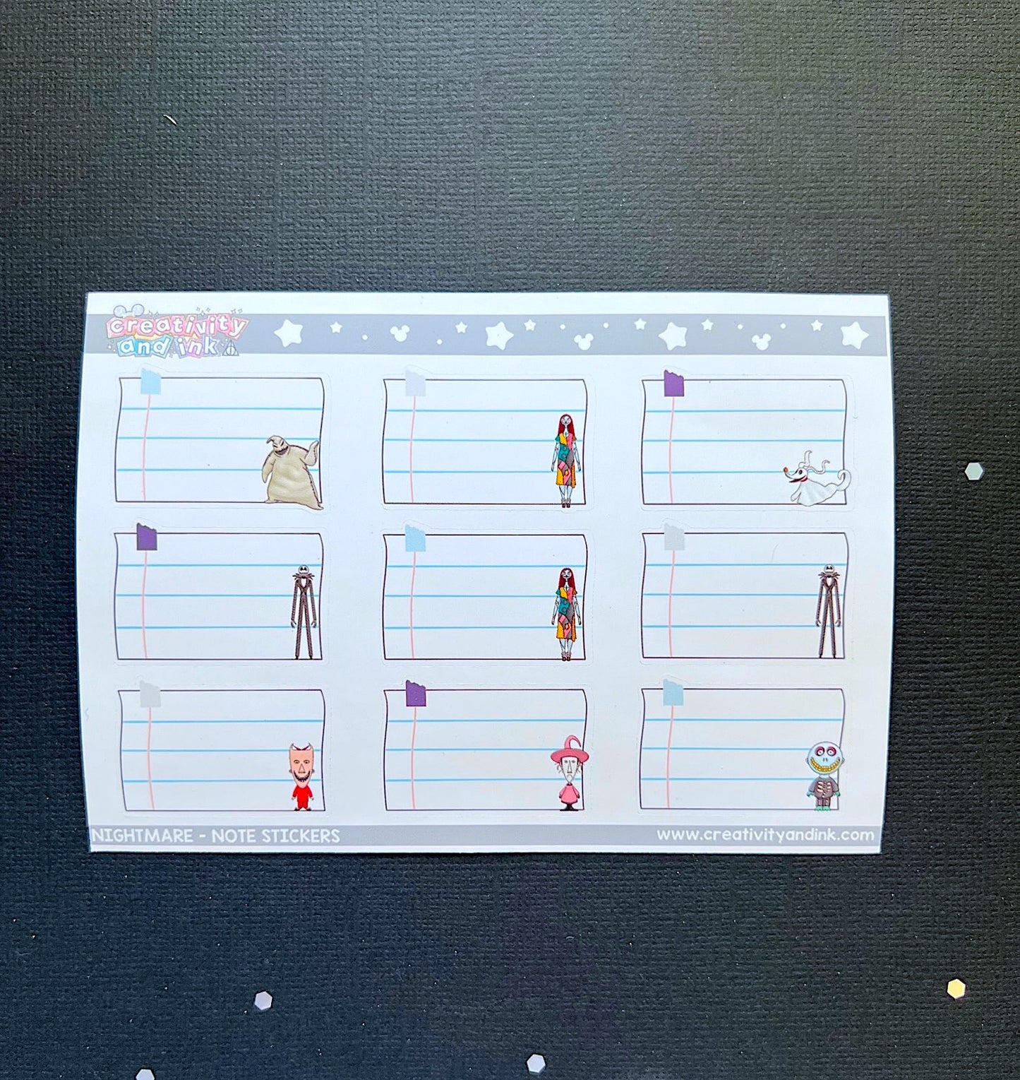 Nightmare / Notes Stickers